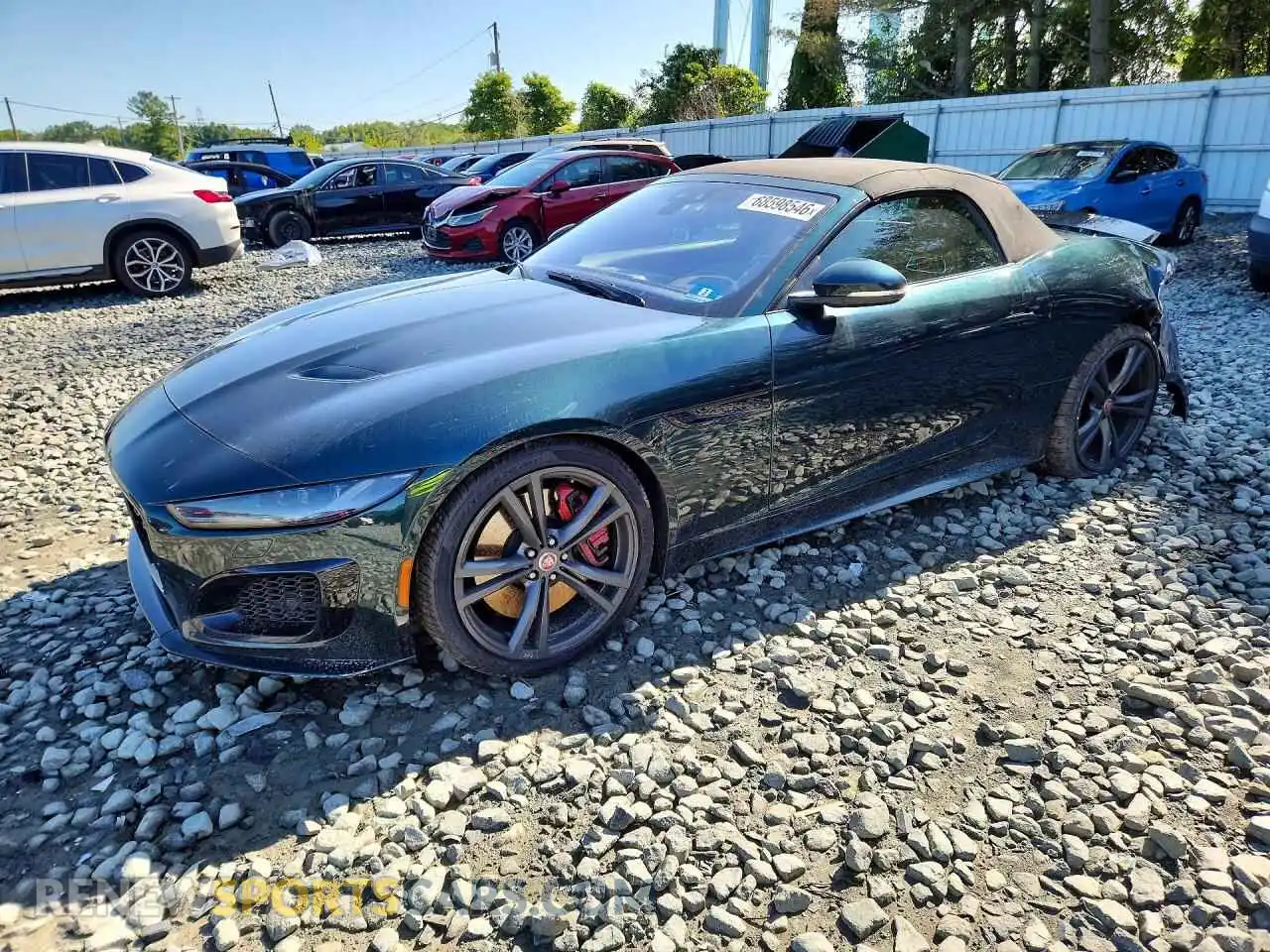 1 fotografías del automóvil dañado SAJD55FE3MCK70610 JAGUAR F-TYPE 2021
