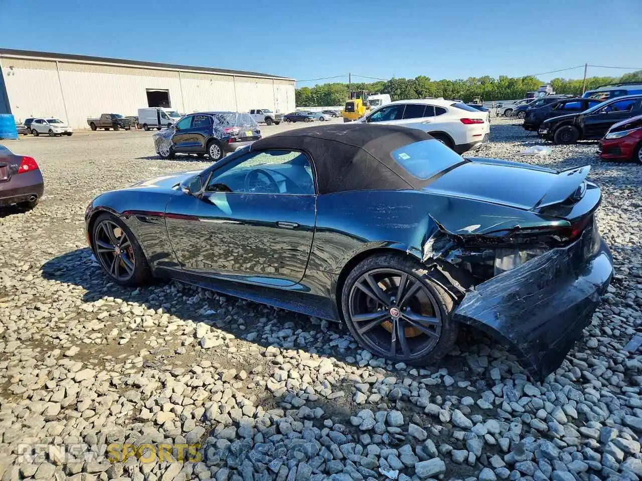 2 fotografías del automóvil dañado SAJD55FE3MCK70610 JAGUAR F-TYPE 2021