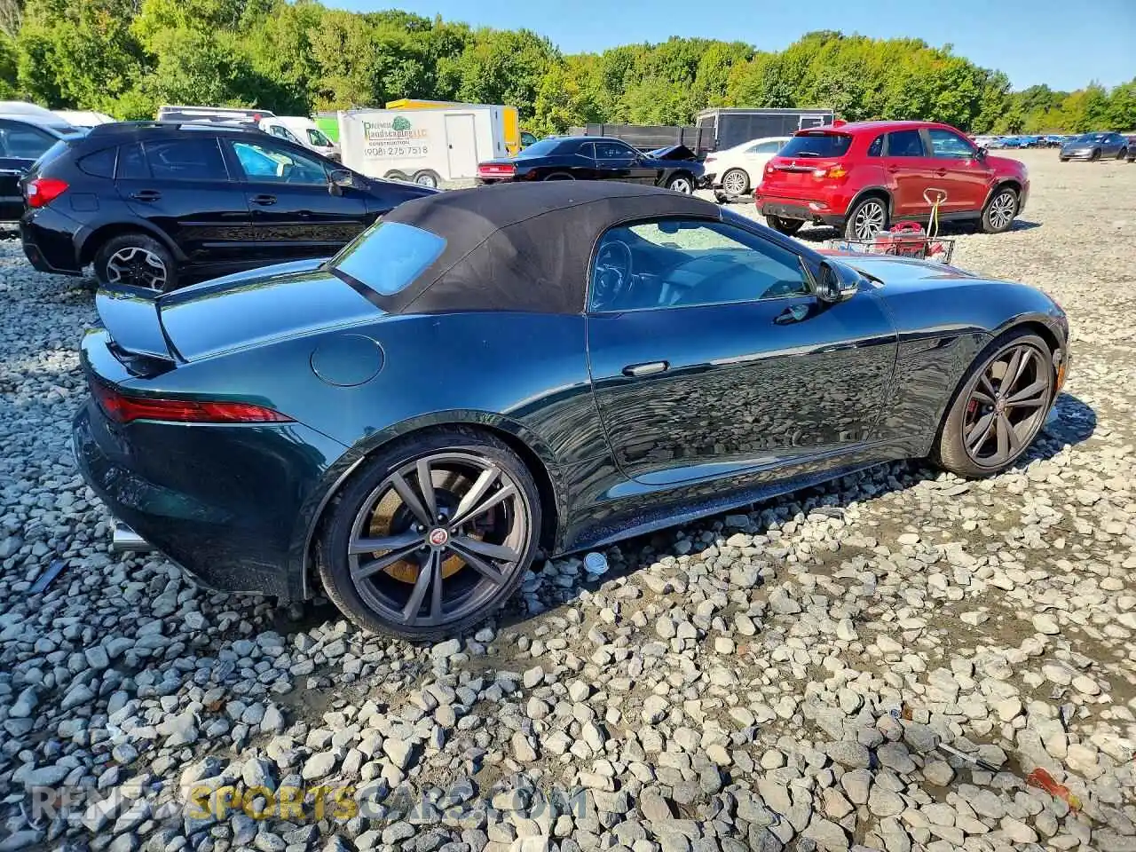 3 fotografías del automóvil dañado SAJD55FE3MCK70610 JAGUAR F-TYPE 2021