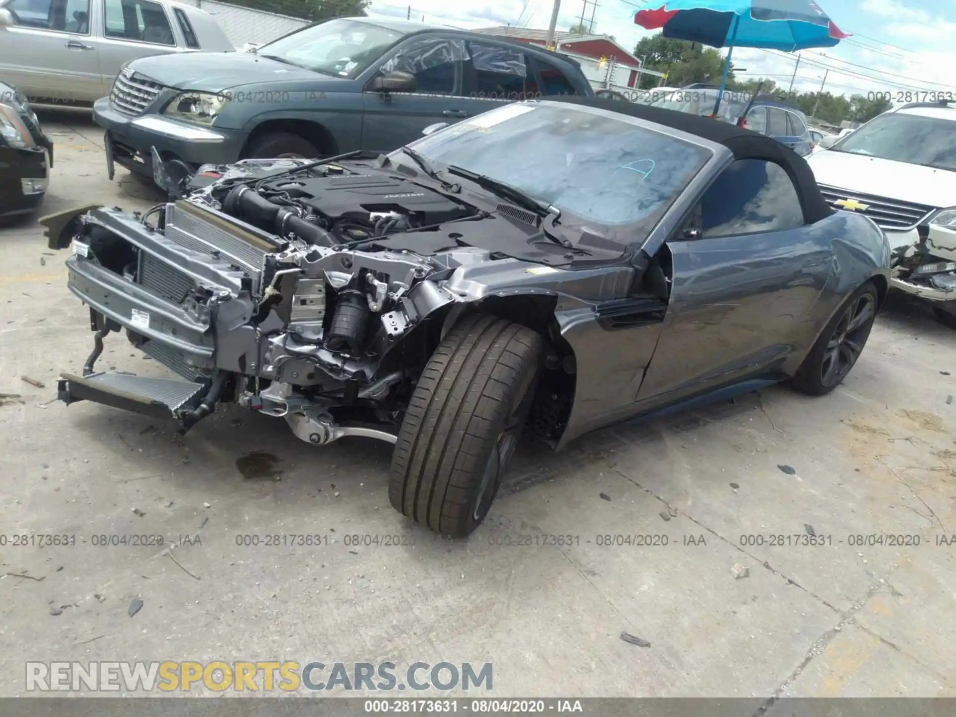 2 Photograph of a damaged car SAJD55FE8MCK70859 JAGUAR F-TYPE 2021