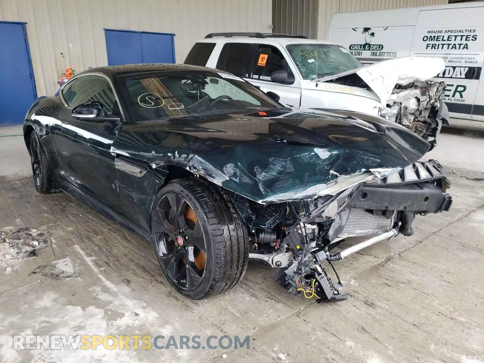 1 Photograph of a damaged car SAJD81FV9MCK69770 JAGUAR F-TYPE 2021