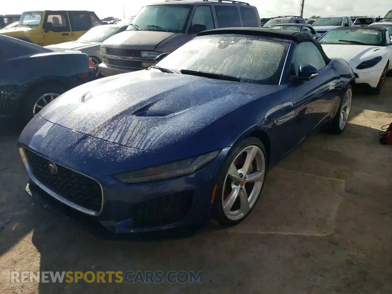 2 fotografías del automóvil dañado SAJDD5GX5MCK75150 JAGUAR F-TYPE 2021
