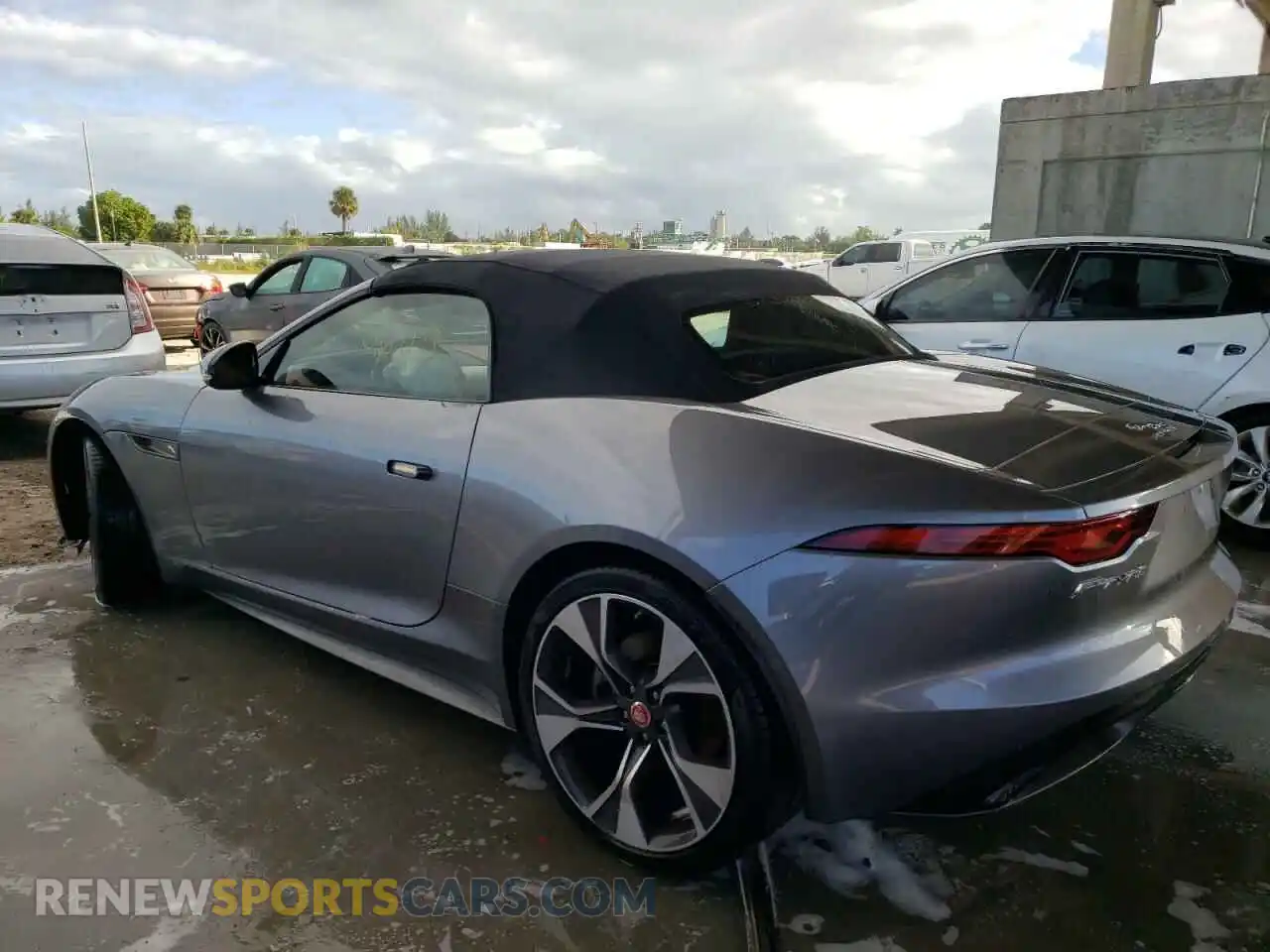 3 Photograph of a damaged car SAJDF5GX2MCK71146 JAGUAR F-TYPE 2021