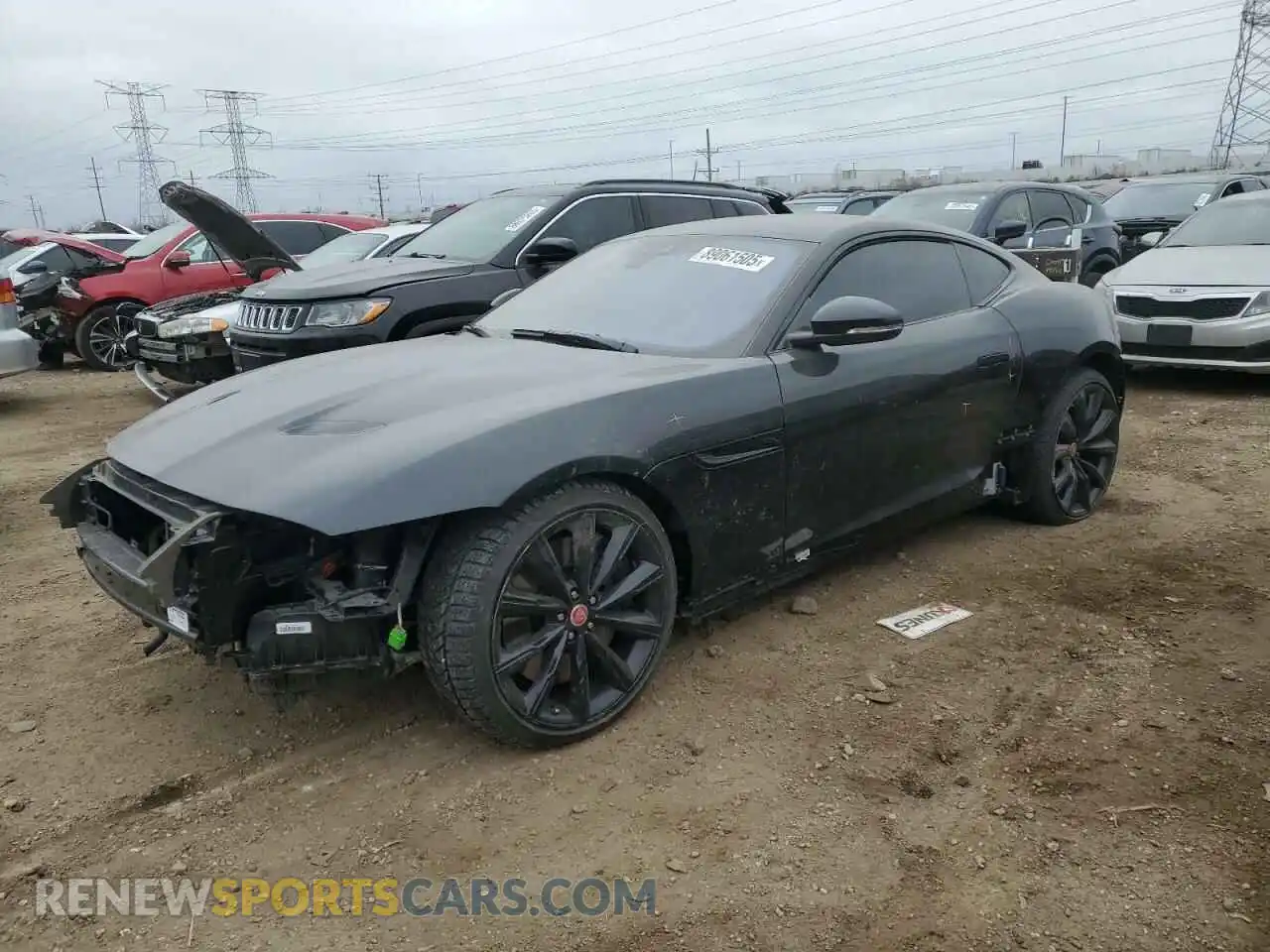 1 Photograph of a damaged car SAJD51FE3PCK81037 JAGUAR F-TYPE 2023