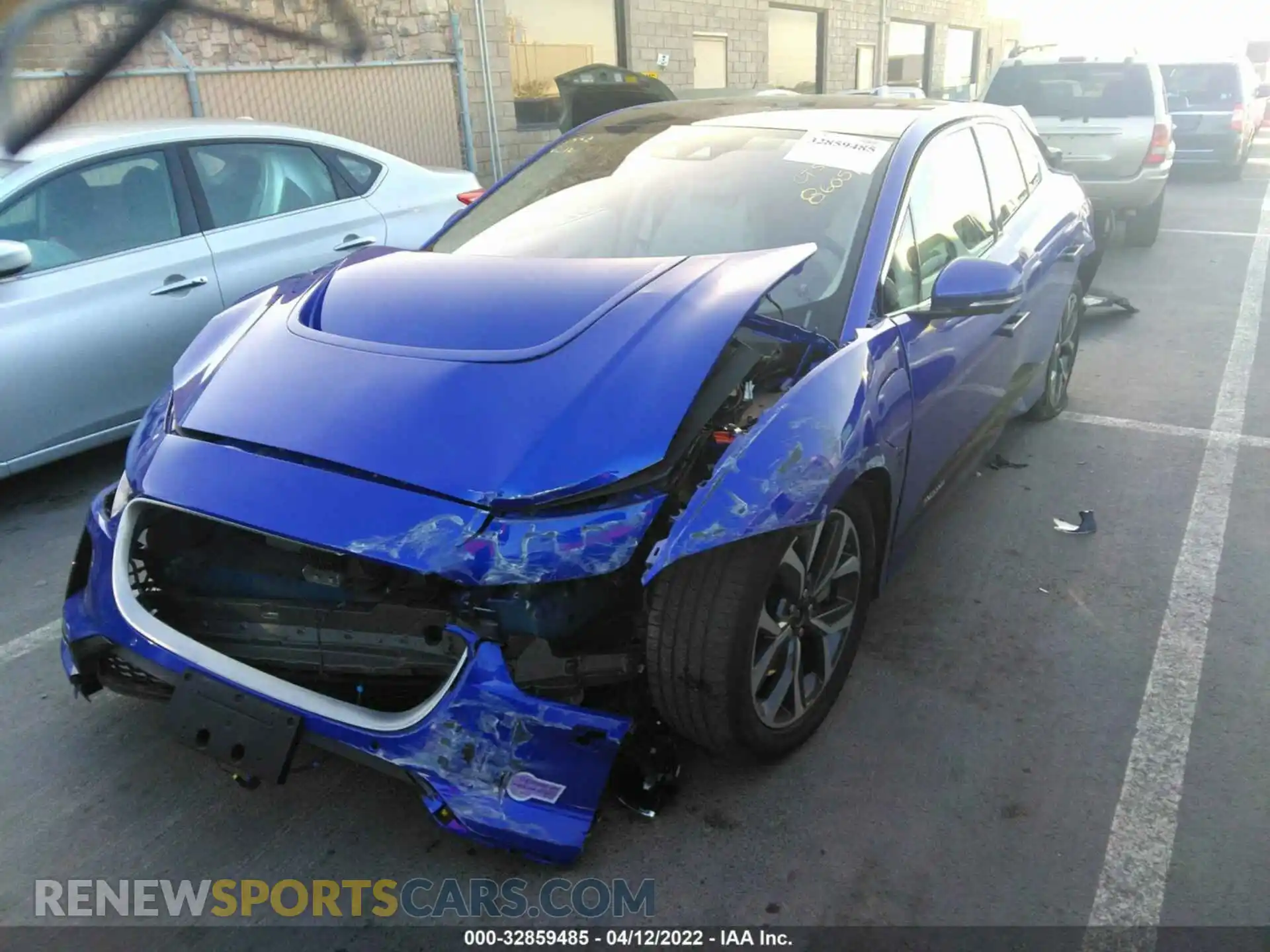2 Photograph of a damaged car SADHD2S11K1F64222 JAGUAR I-PACE 2019