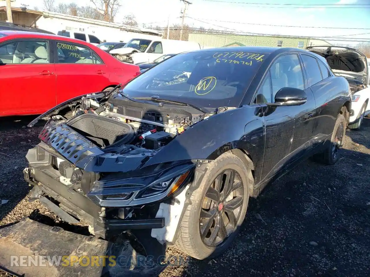 2 Photograph of a damaged car SADHD2S10L1F87511 JAGUAR I-PACE 2020
