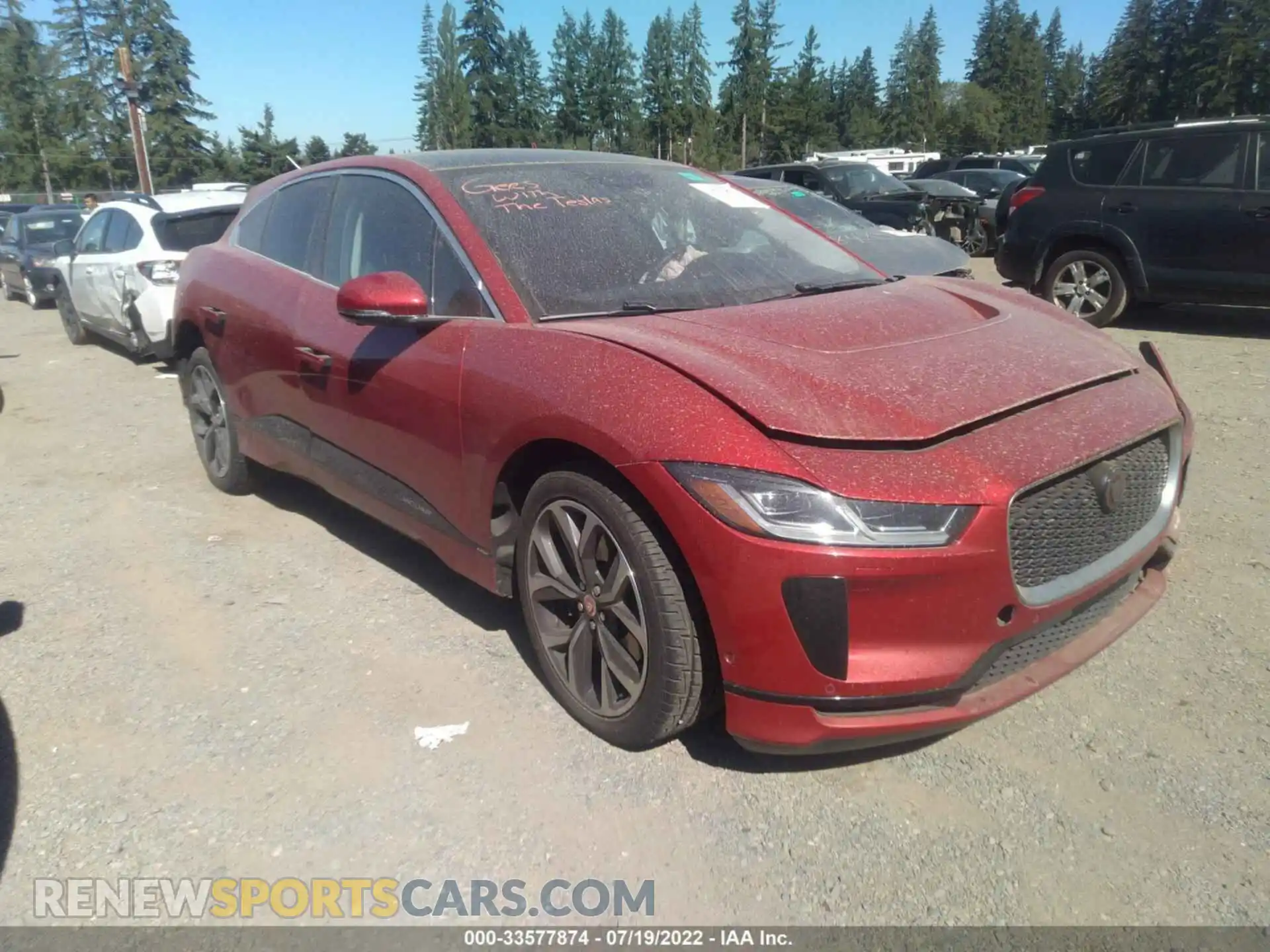 1 Photograph of a damaged car SADHD2S11L1F88702 JAGUAR I-PACE 2020