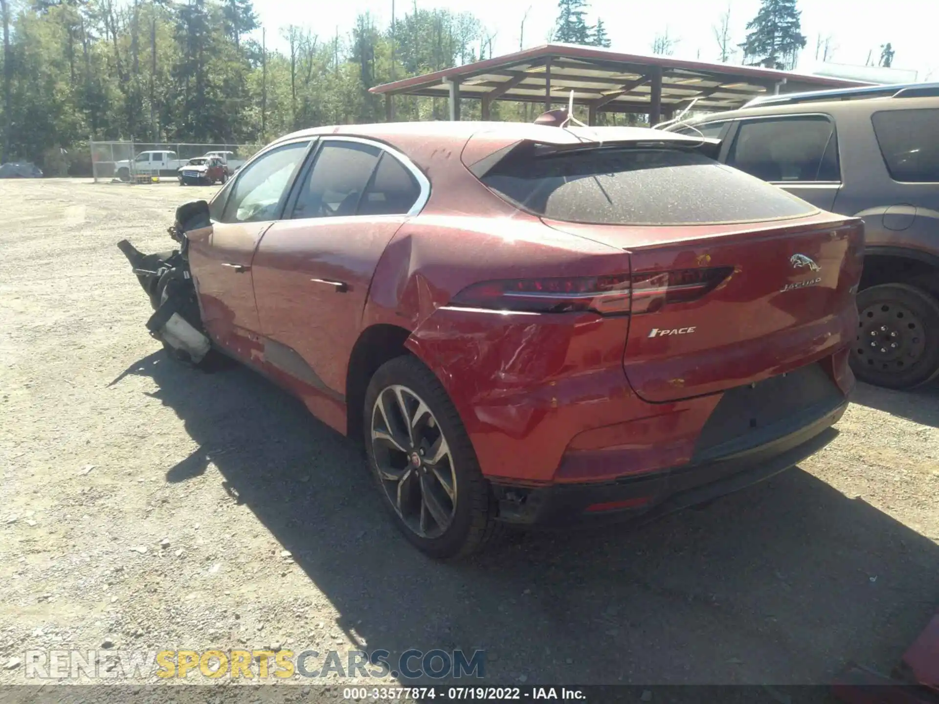 3 Photograph of a damaged car SADHD2S11L1F88702 JAGUAR I-PACE 2020