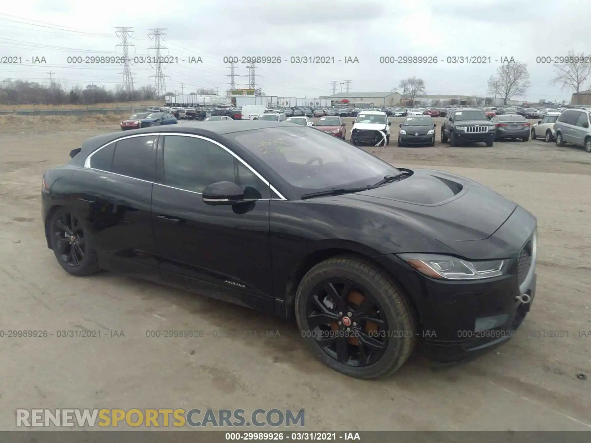 1 Photograph of a damaged car SADHD2S19L1F84381 JAGUAR I-PACE 2020