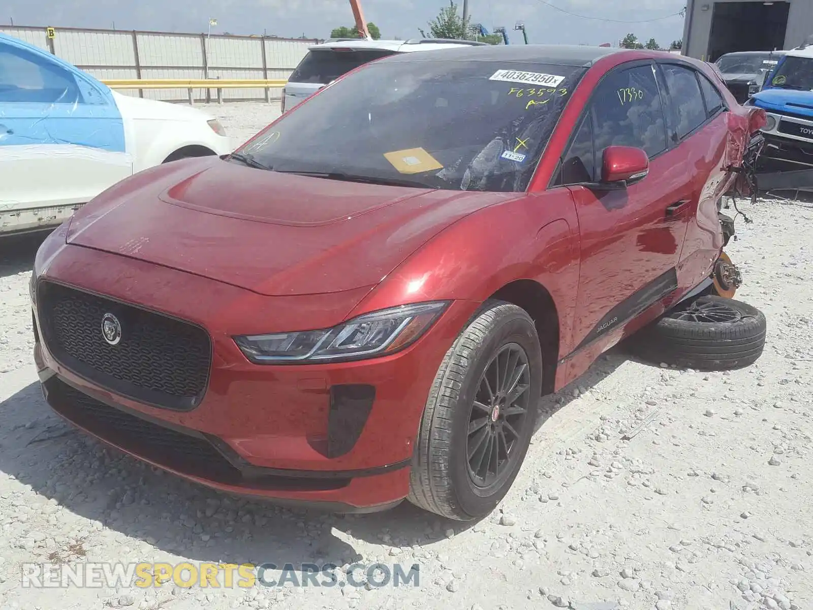 2 Photograph of a damaged car SADHB2S11K1F63593 JAGUAR I-PACE S 2019