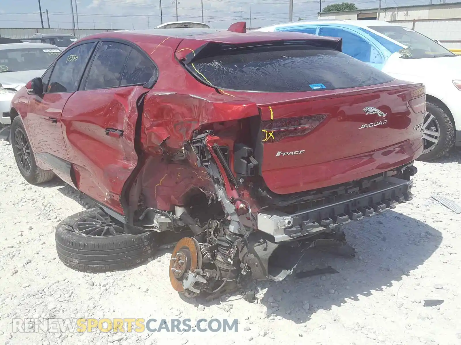 3 Photograph of a damaged car SADHB2S11K1F63593 JAGUAR I-PACE S 2019