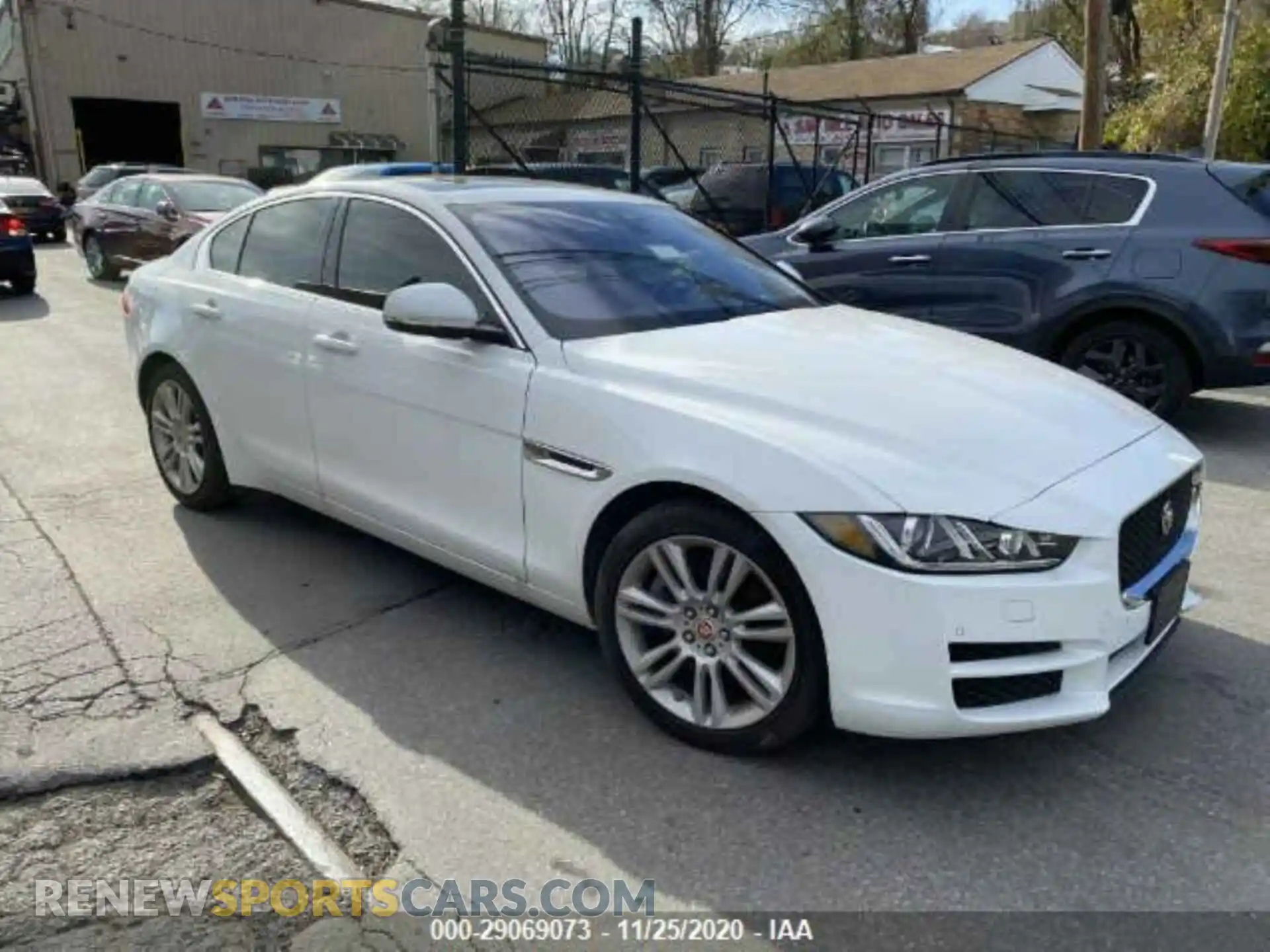 1 Photograph of a damaged car SAJAD4FX3KCP44215 JAGUAR XE 2019