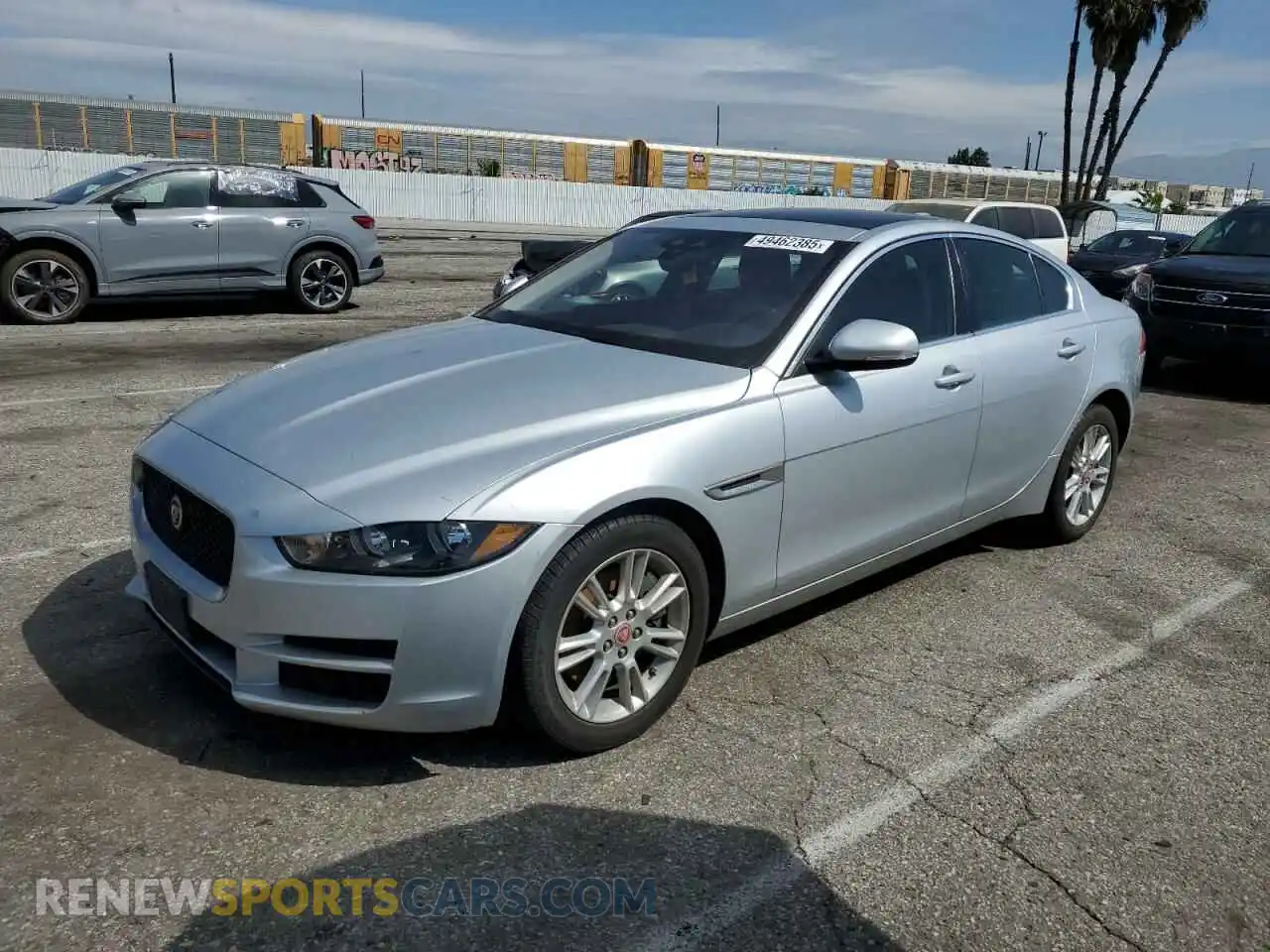 1 Photograph of a damaged car SAJAD4FX4KCP46524 JAGUAR XE 2019