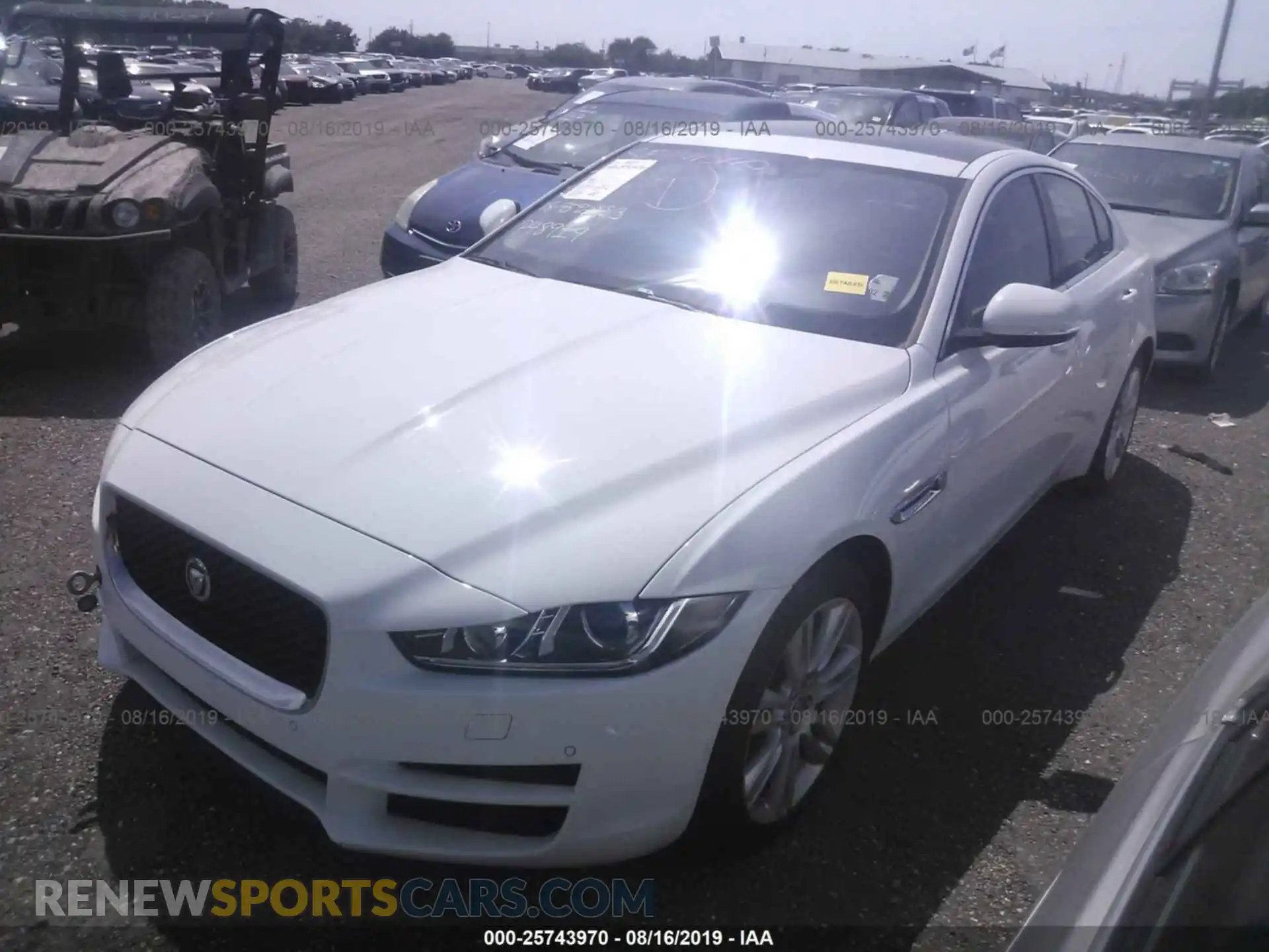 2 Photograph of a damaged car SAJAD4FX4KCP48919 JAGUAR XE 2019