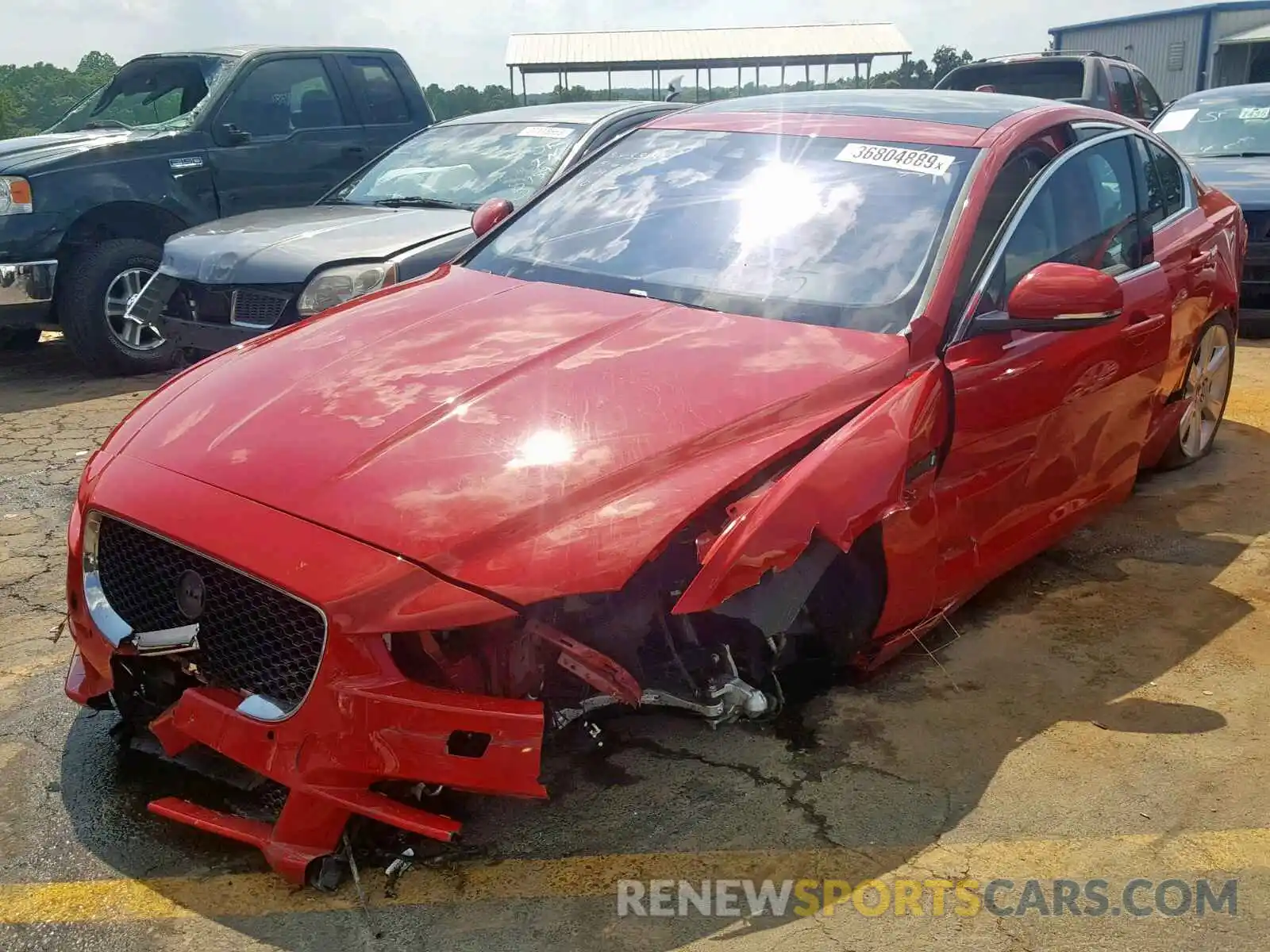 2 Photograph of a damaged car SAJAD4FX7KCP47408 JAGUAR XE 2019