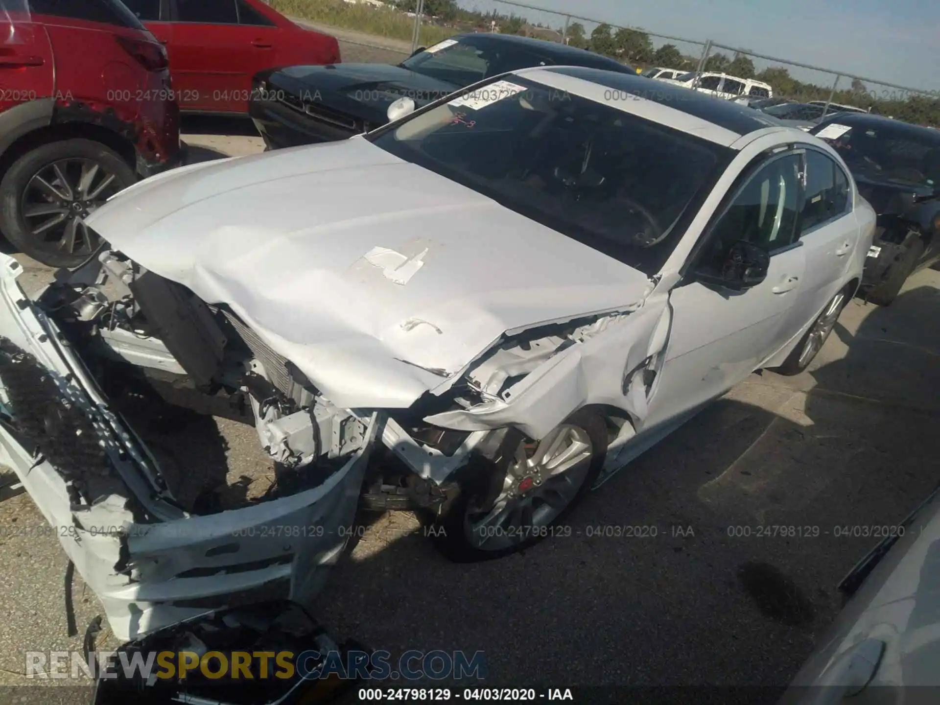 2 Photograph of a damaged car SAJAD4FX9KCP46728 JAGUAR XE 2019
