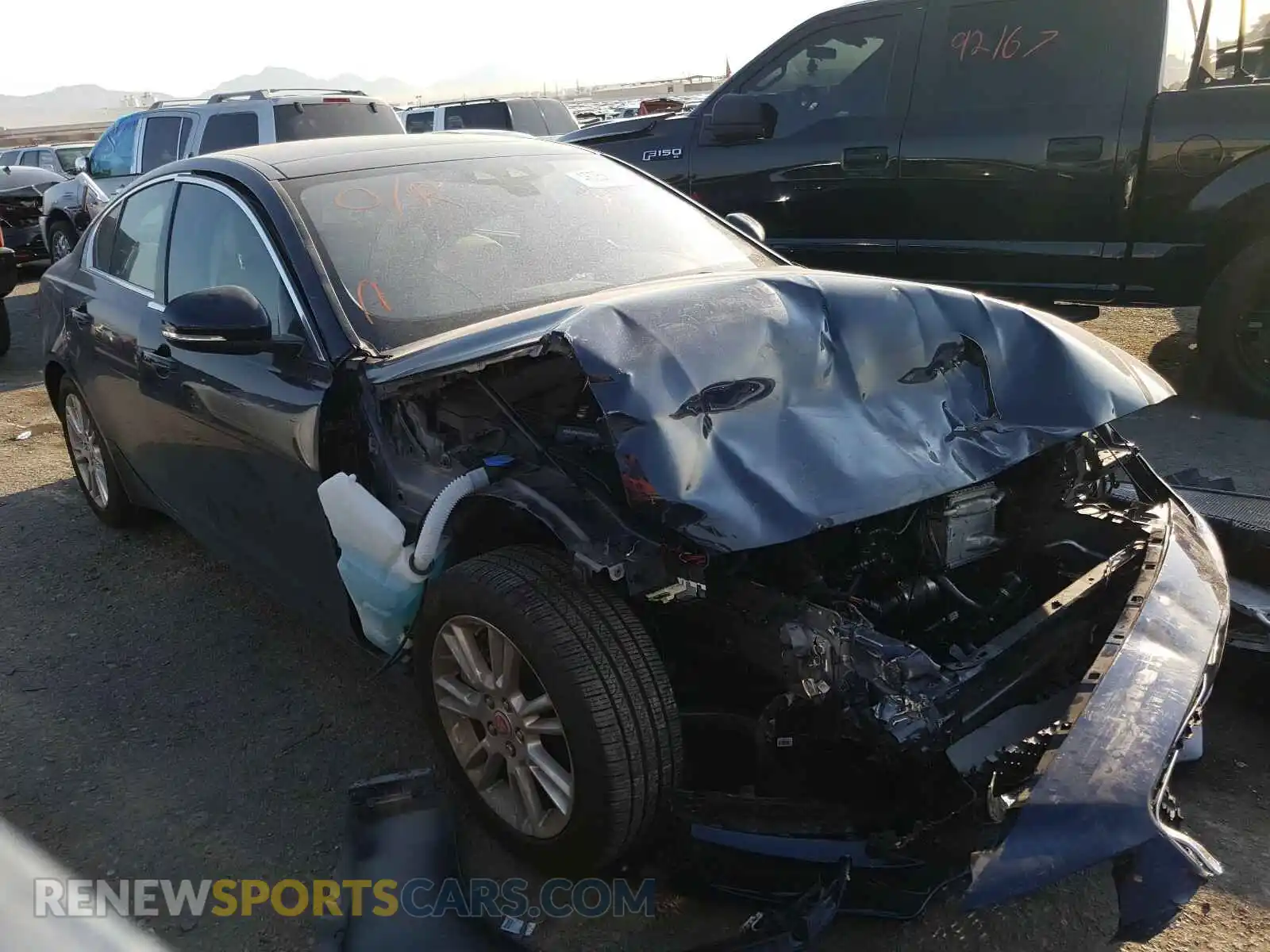 1 Photograph of a damaged car SAJAD4FXXKCP48939 JAGUAR XE 2019