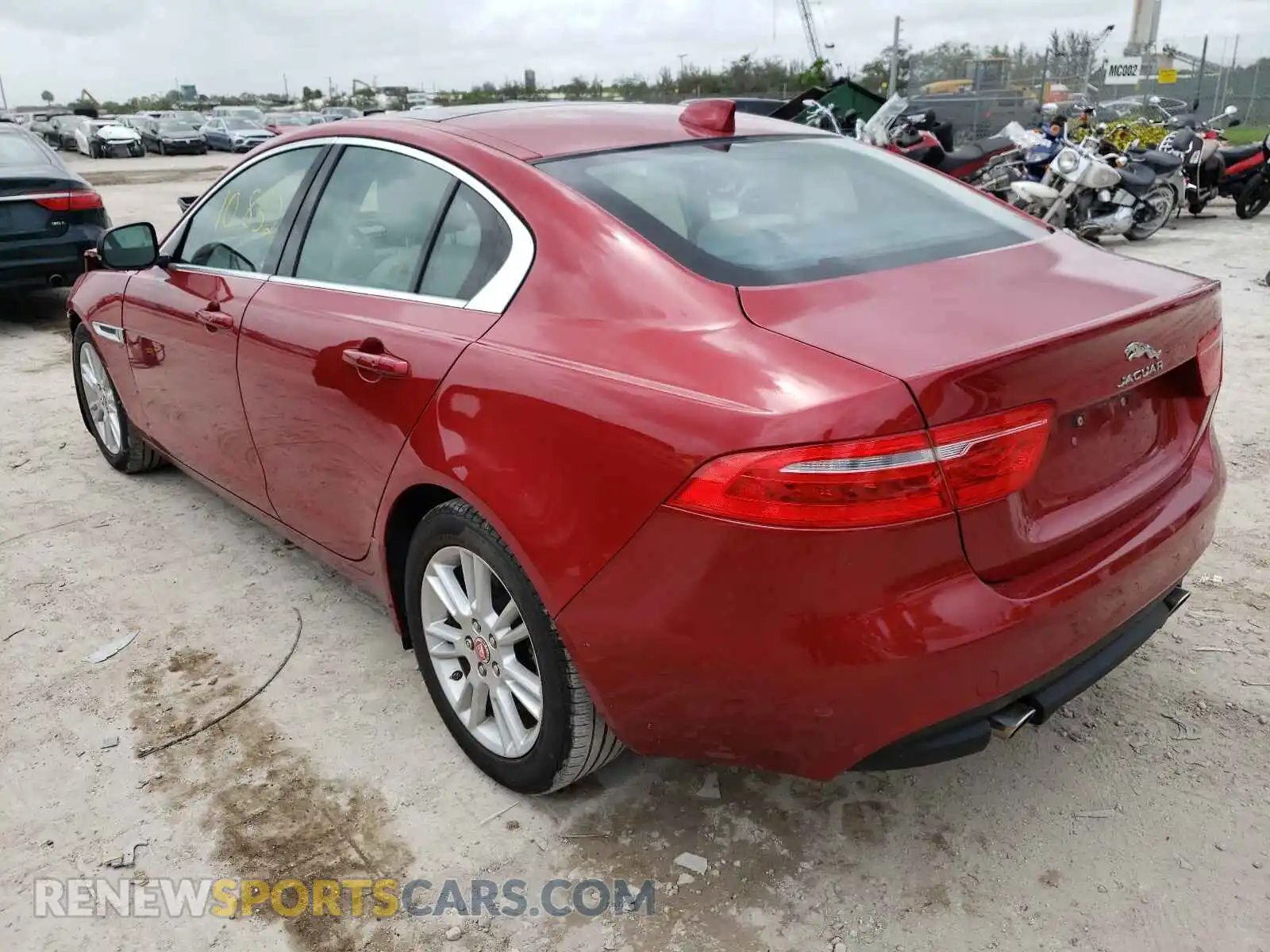 3 Photograph of a damaged car SAJAD4FXXKCP49377 JAGUAR XE 2019