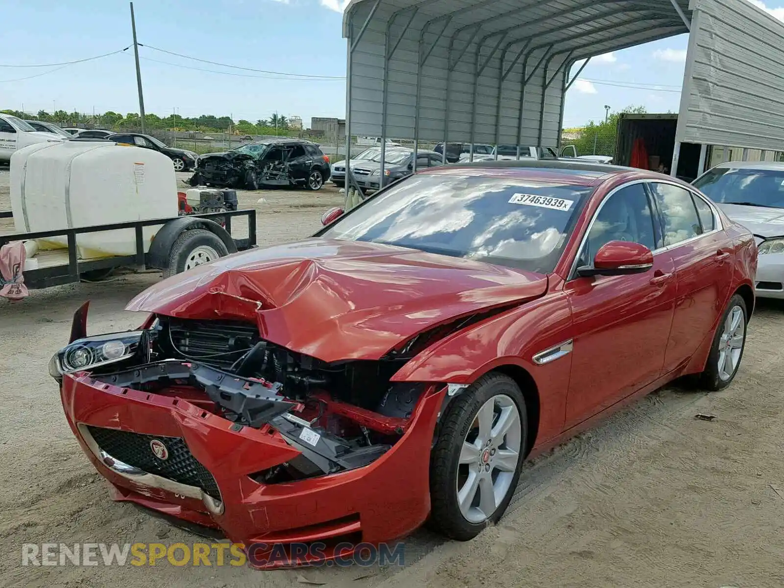 2 Photograph of a damaged car SAJAD4FXXKCP53669 JAGUAR XE 2019