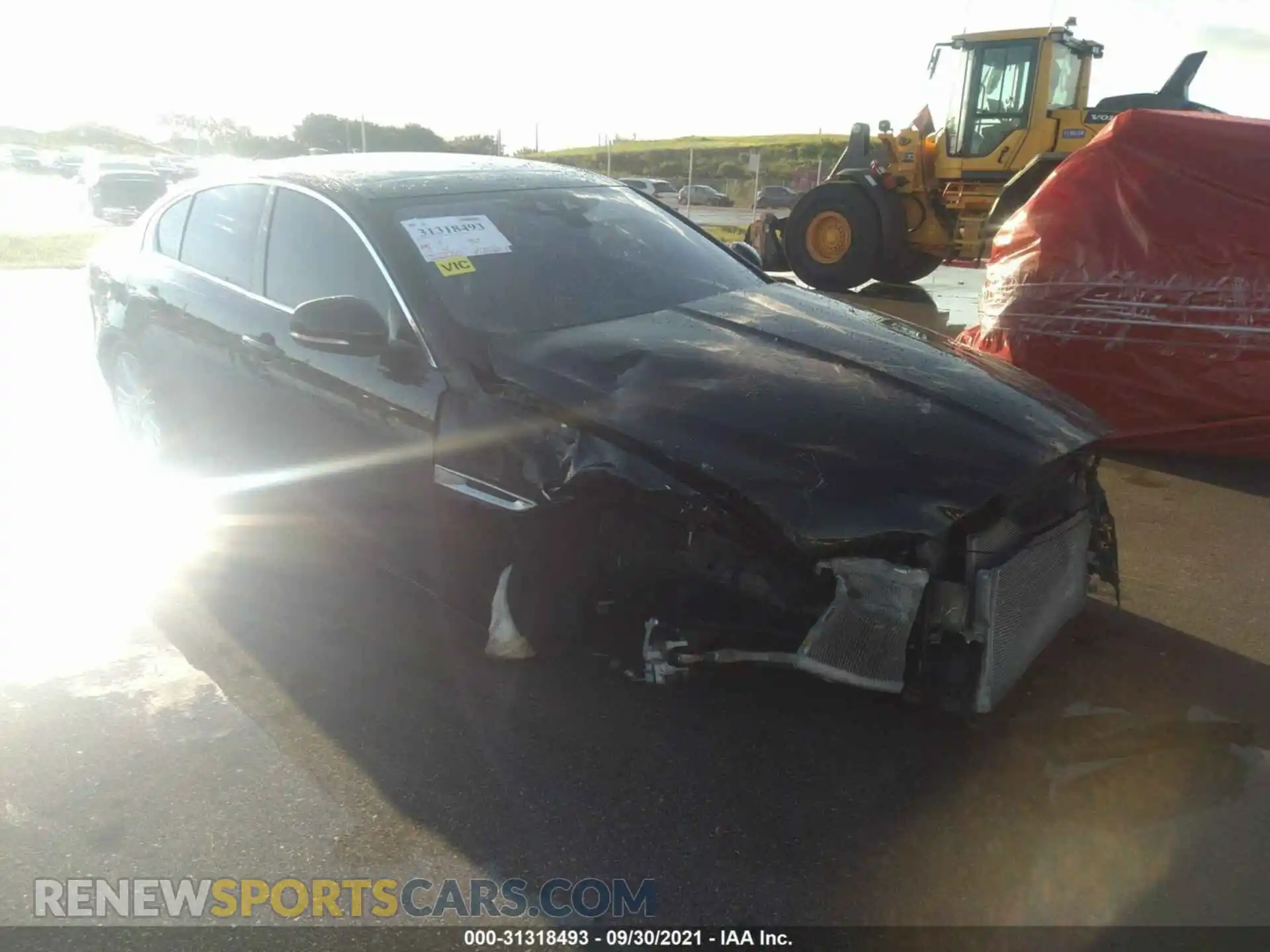 1 Photograph of a damaged car SAJAD4FXXKCP53719 JAGUAR XE 2019