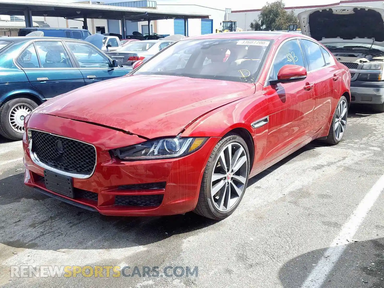 2 Photograph of a damaged car SAJAE4FX4KCP46357 JAGUAR XE 2019