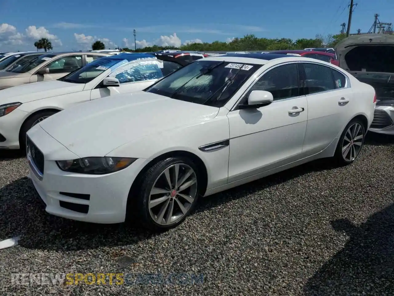 1 Photograph of a damaged car SAJAE4FX5KCP53589 JAGUAR XE 2019