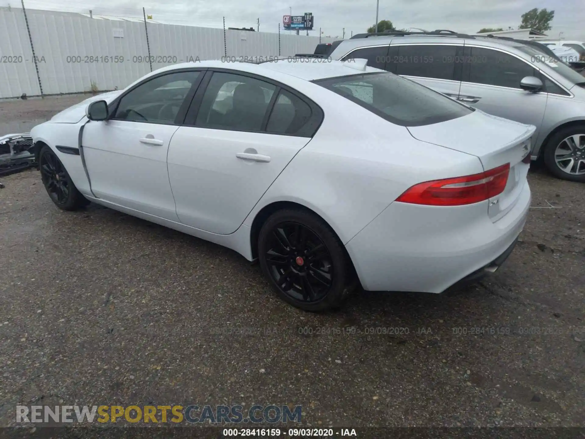 3 Photograph of a damaged car SAJAE4FXXKCP46833 JAGUAR XE 2019