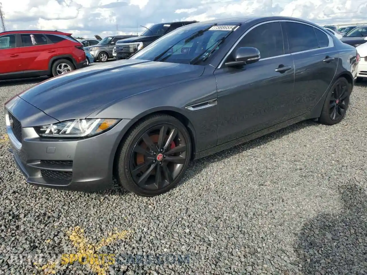 1 Photograph of a damaged car SAJAE4FXXKCP53992 JAGUAR XE 2019