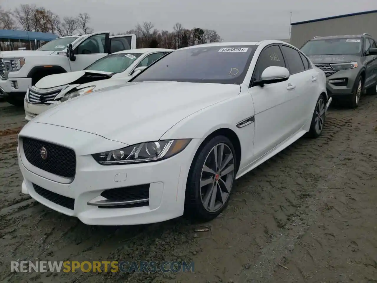 2 Photograph of a damaged car SAJAF4GX4KCP46452 JAGUAR XE 2019