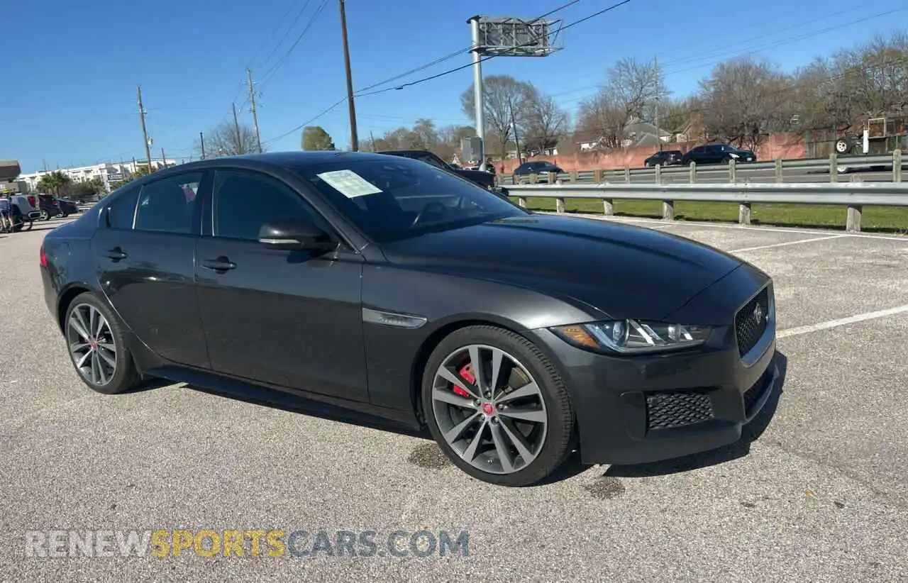 1 Photograph of a damaged car SAJAG4FV7KCP48855 JAGUAR XE 2019