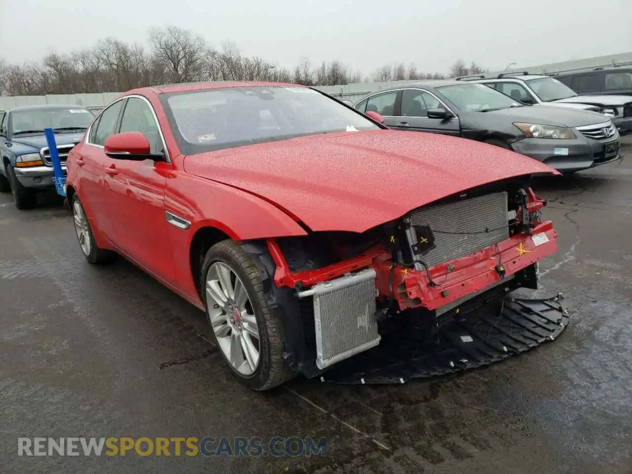 1 Photograph of a damaged car SAJAJ4FX7KCP53475 JAGUAR XE 2019