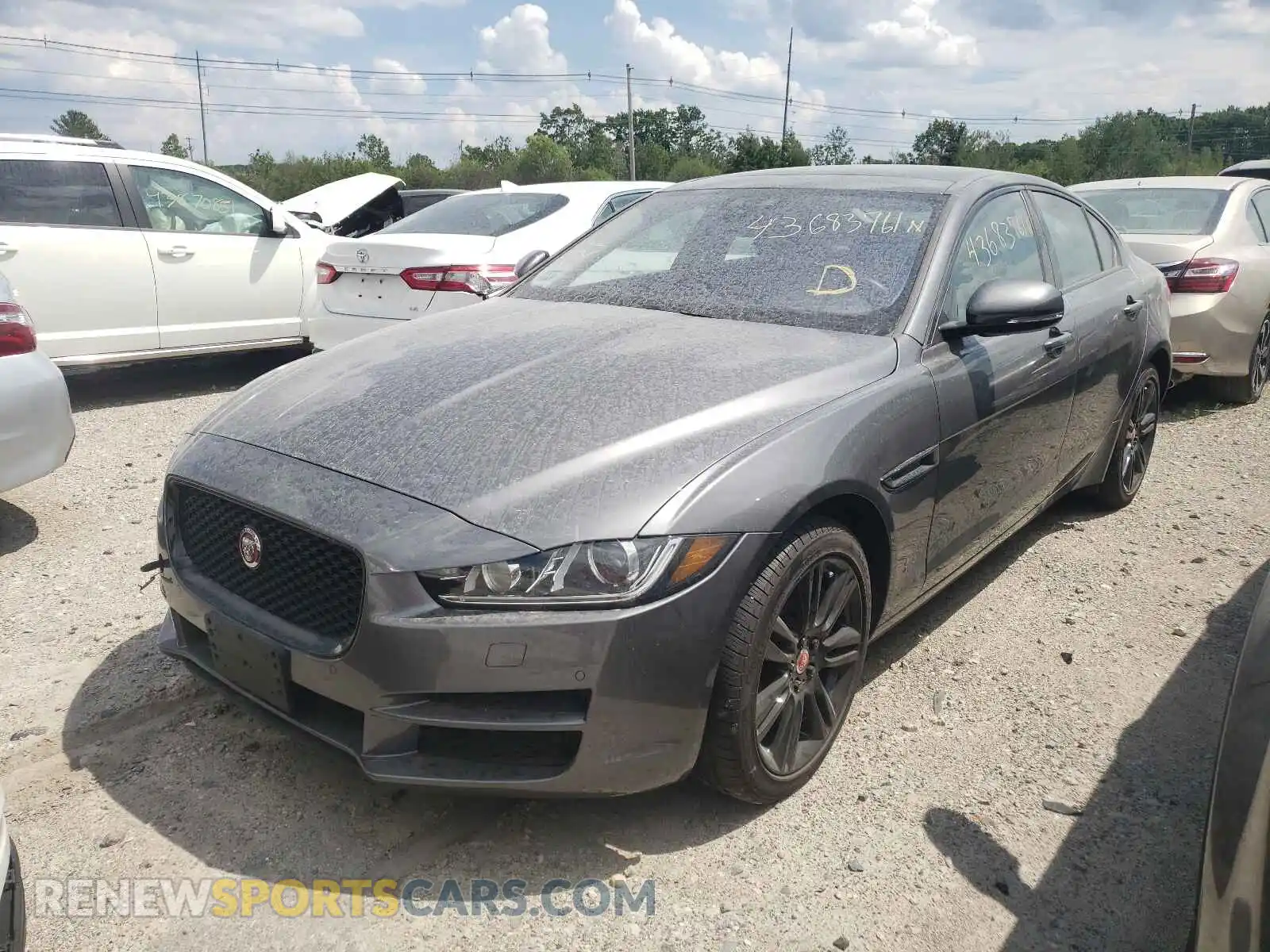 2 Photograph of a damaged car SAJAK4FX6KCP49706 JAGUAR XE 2019