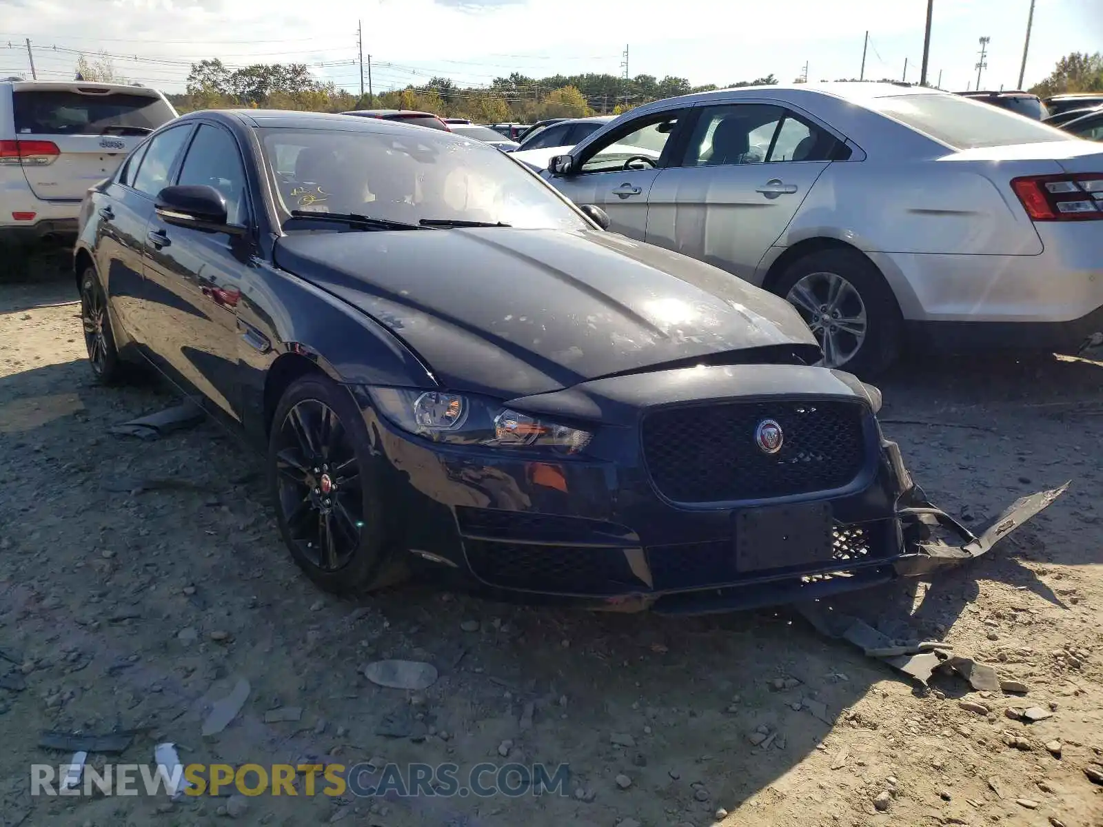 1 Photograph of a damaged car SAJAK4FX7KCP45521 JAGUAR XE 2019