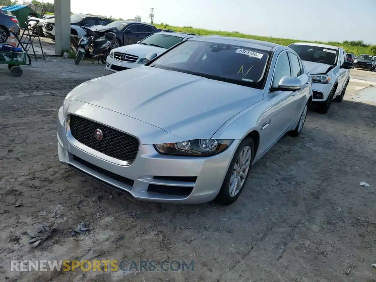 2 Photograph of a damaged car SAJAR4FX0KCP48031 JAGUAR XE 2019