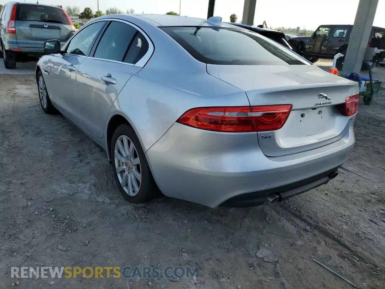 3 Photograph of a damaged car SAJAR4FX0KCP48031 JAGUAR XE 2019