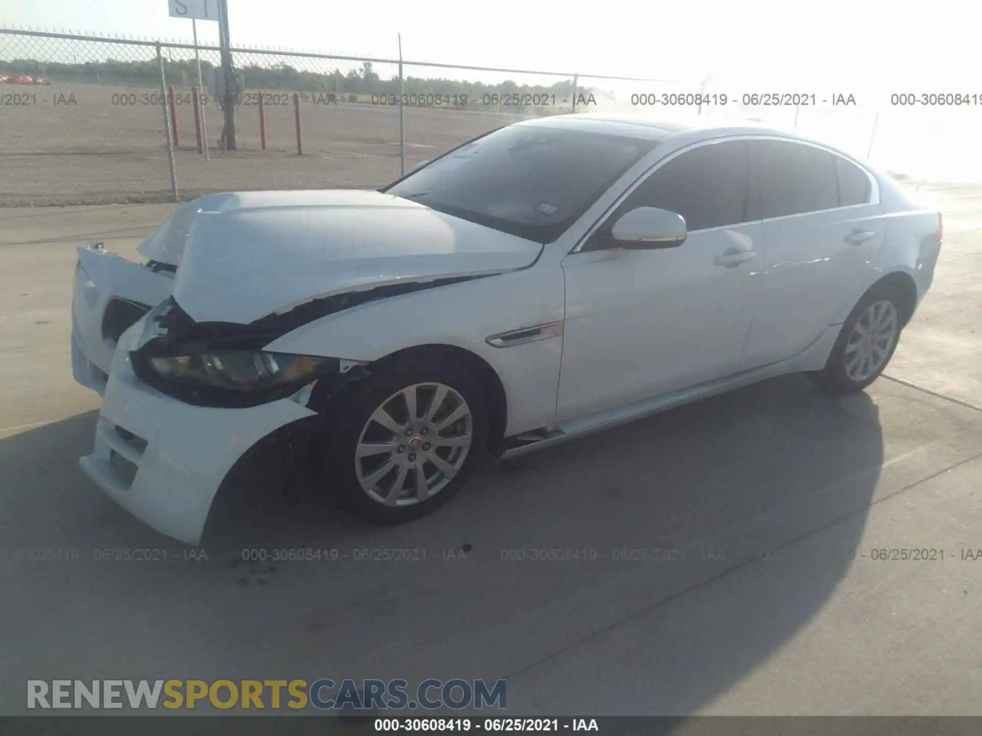 2 Photograph of a damaged car SAJAR4FX1KCP47647 JAGUAR XE 2019