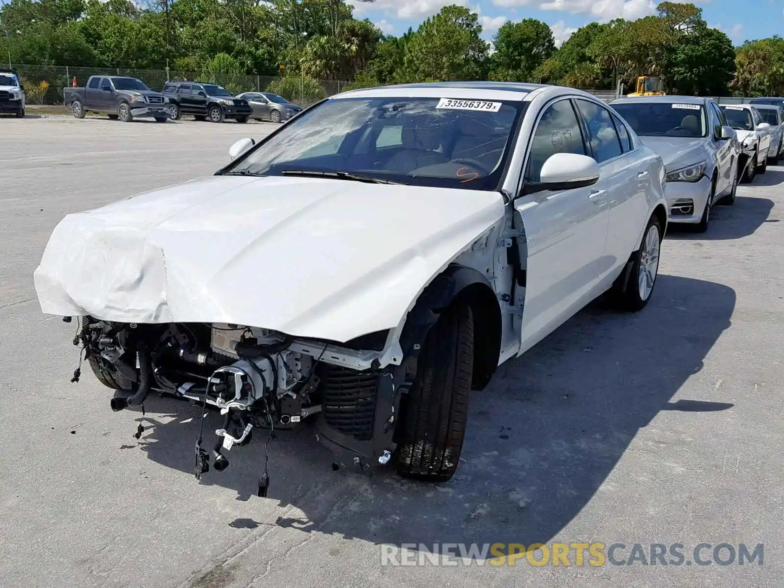 2 Photograph of a damaged car SAJAR4FX1KCP47650 JAGUAR XE 2019