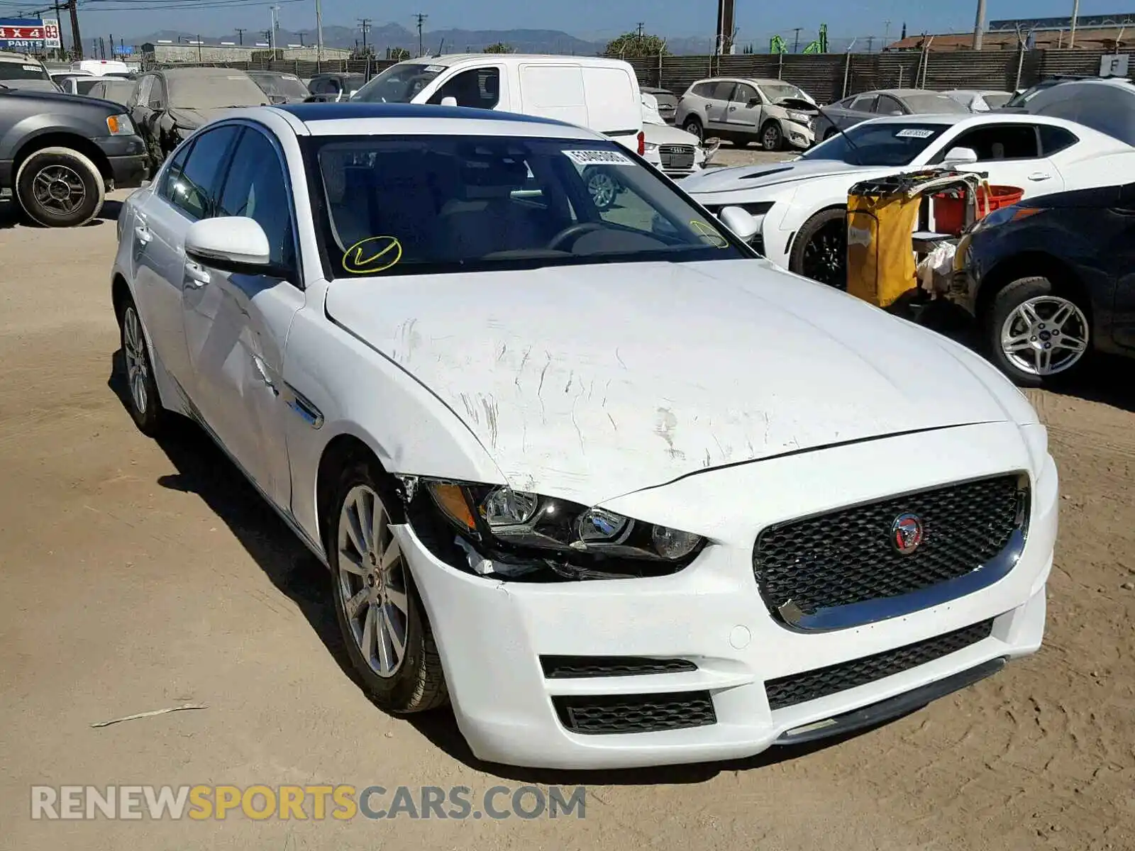 1 Photograph of a damaged car SAJAR4FX3KCP49321 JAGUAR XE 2019
