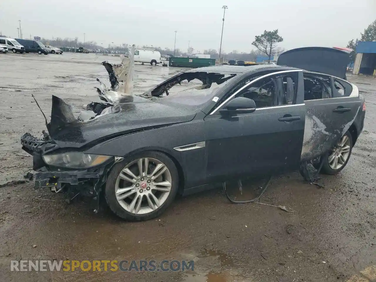 1 Photograph of a damaged car SAJAR4FX4KCP51773 JAGUAR XE 2019