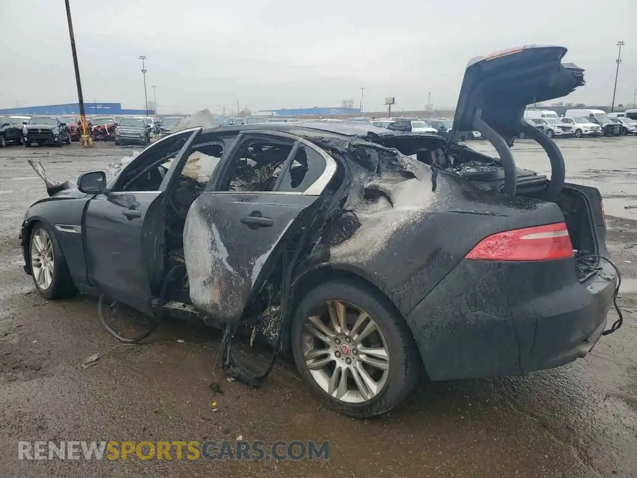 2 Photograph of a damaged car SAJAR4FX4KCP51773 JAGUAR XE 2019