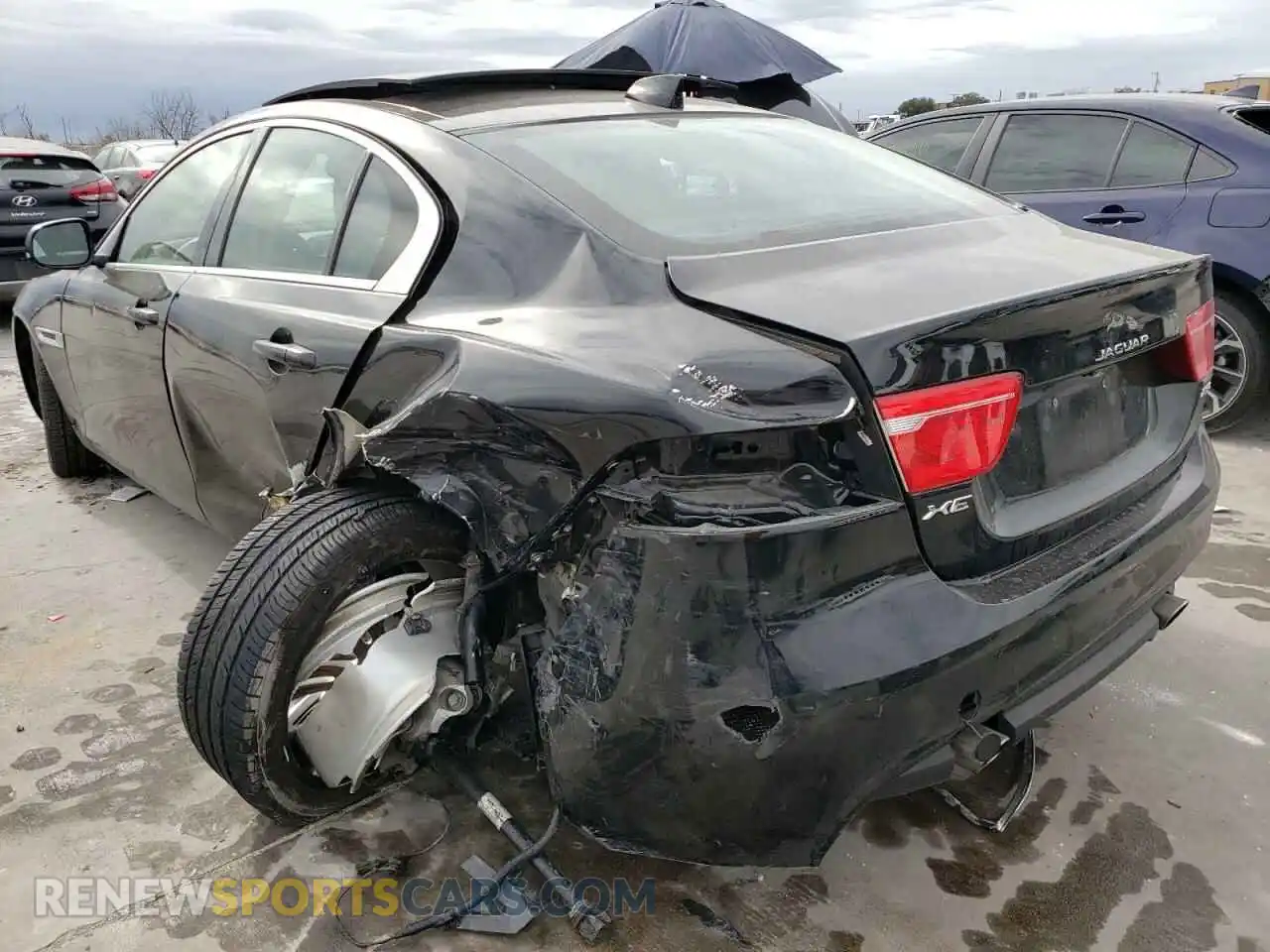 3 Photograph of a damaged car SAJAR4FX8KCP52506 JAGUAR XE 2019