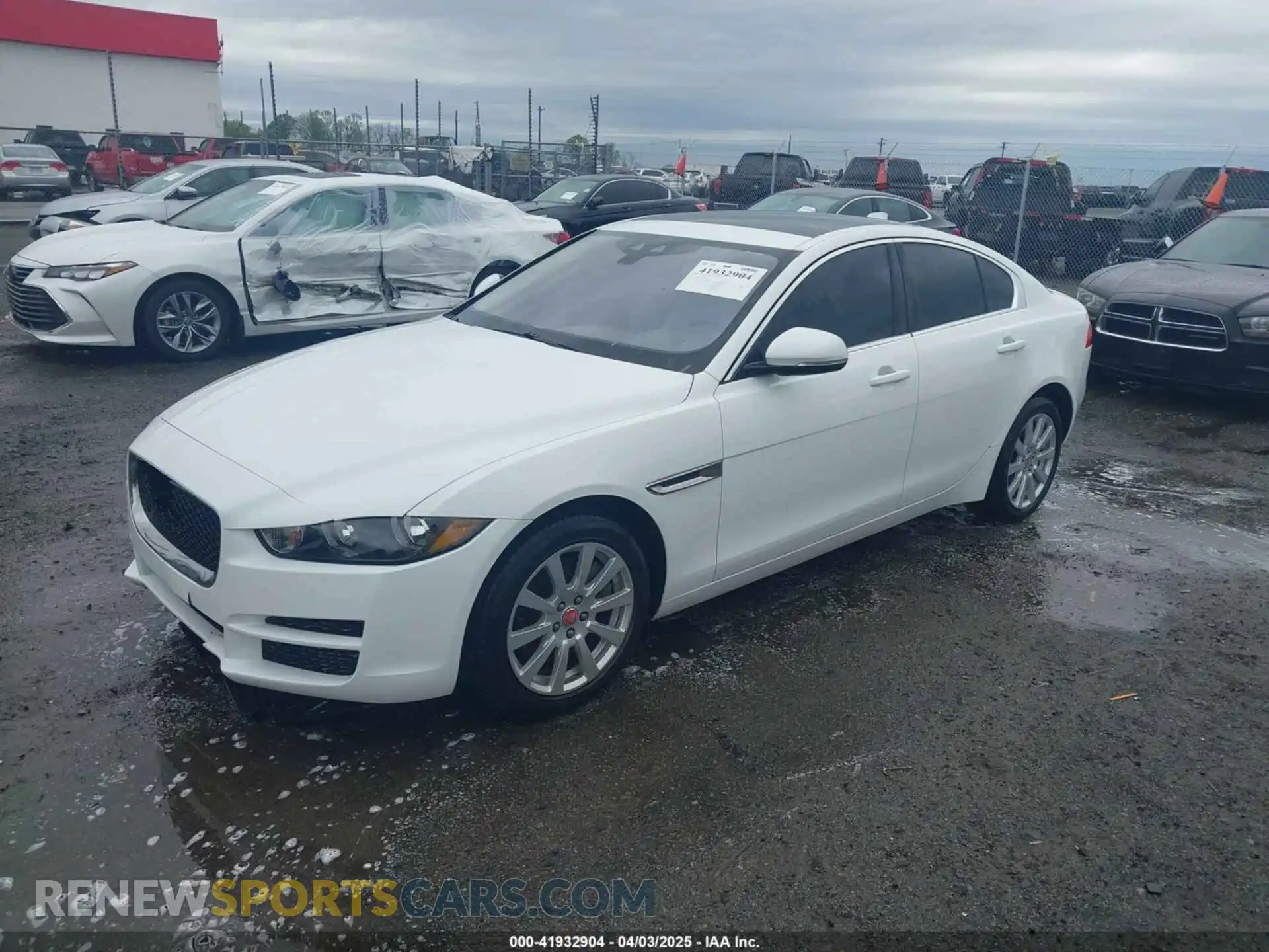 2 Photograph of a damaged car SAJAR4FX9KCP48142 JAGUAR XE 2019