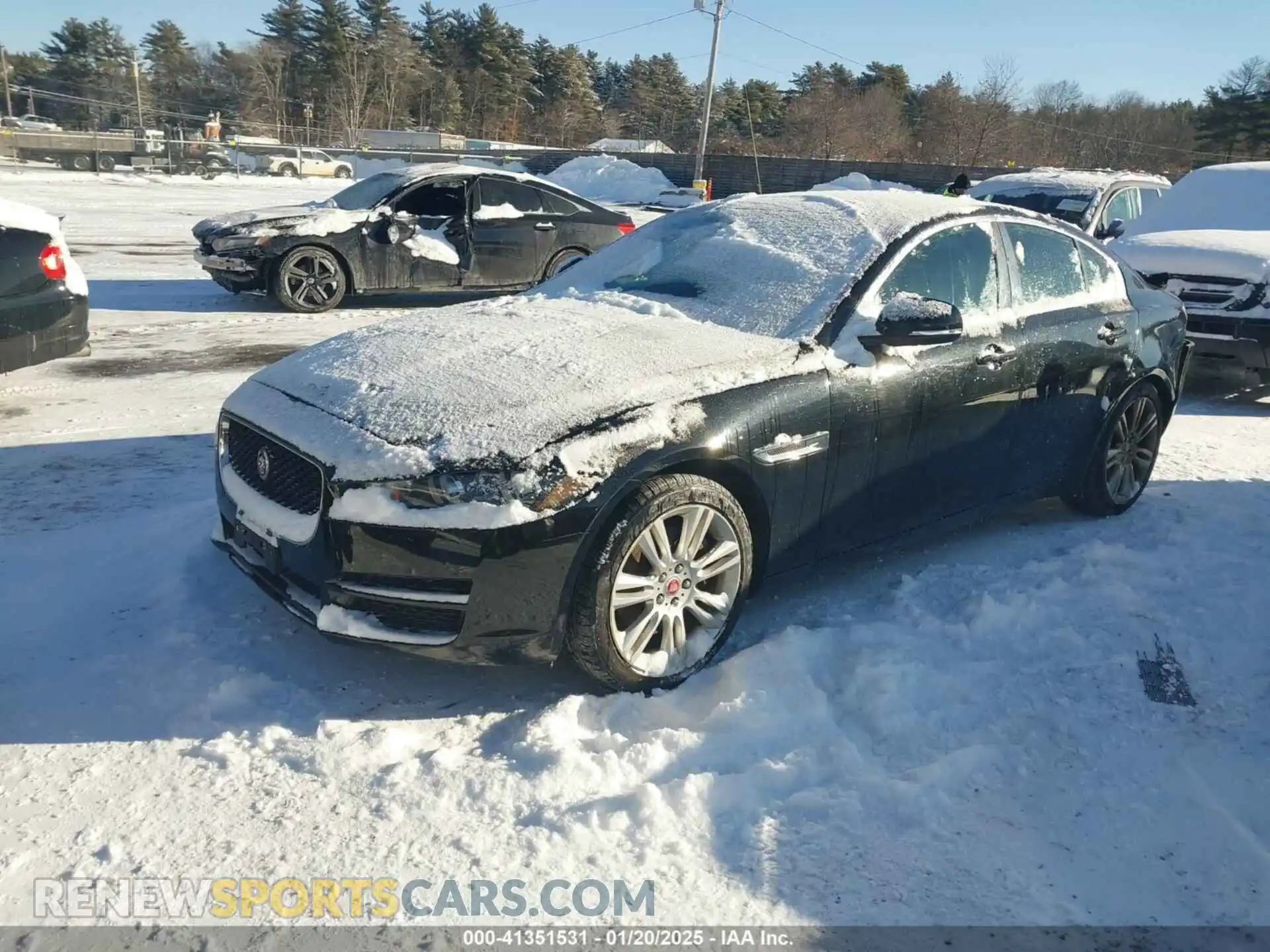 2 Photograph of a damaged car SAJAR4FXXKCP52331 JAGUAR XE 2019