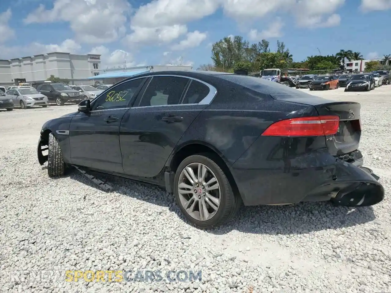 2 Photograph of a damaged car SAJAS4FX4KCP52779 JAGUAR XE 2019