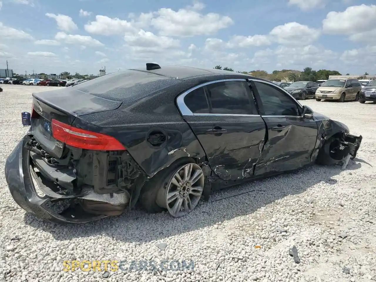 3 Photograph of a damaged car SAJAS4FX4KCP52779 JAGUAR XE 2019
