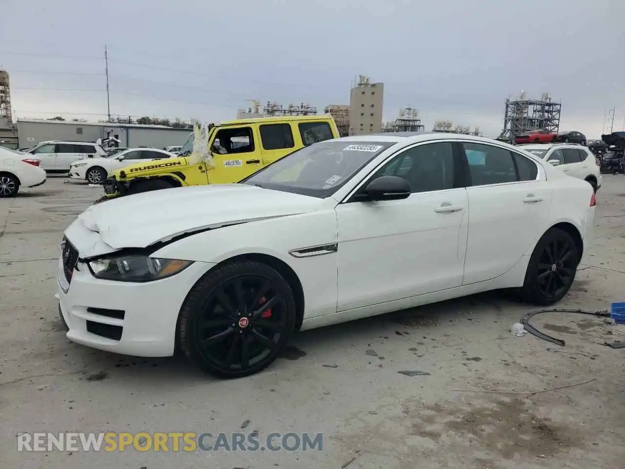 1 Photograph of a damaged car SAJAS4FX5KCP51107 JAGUAR XE 2019