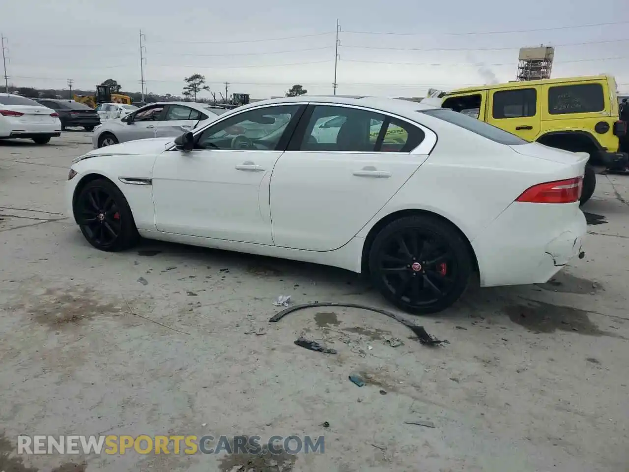 2 Photograph of a damaged car SAJAS4FX5KCP51107 JAGUAR XE 2019