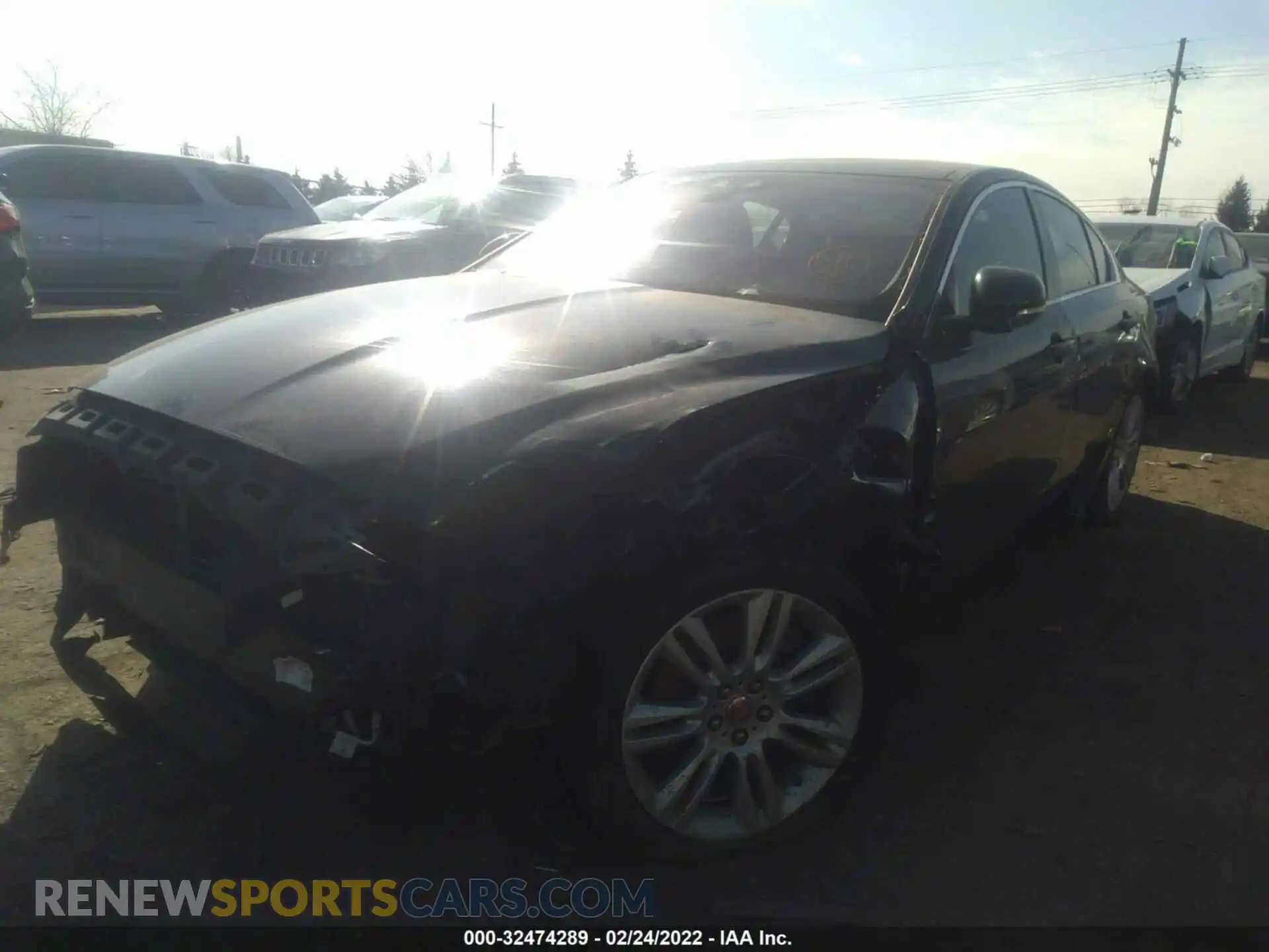 2 Photograph of a damaged car SAJAS4FX6KCP51813 JAGUAR XE 2019