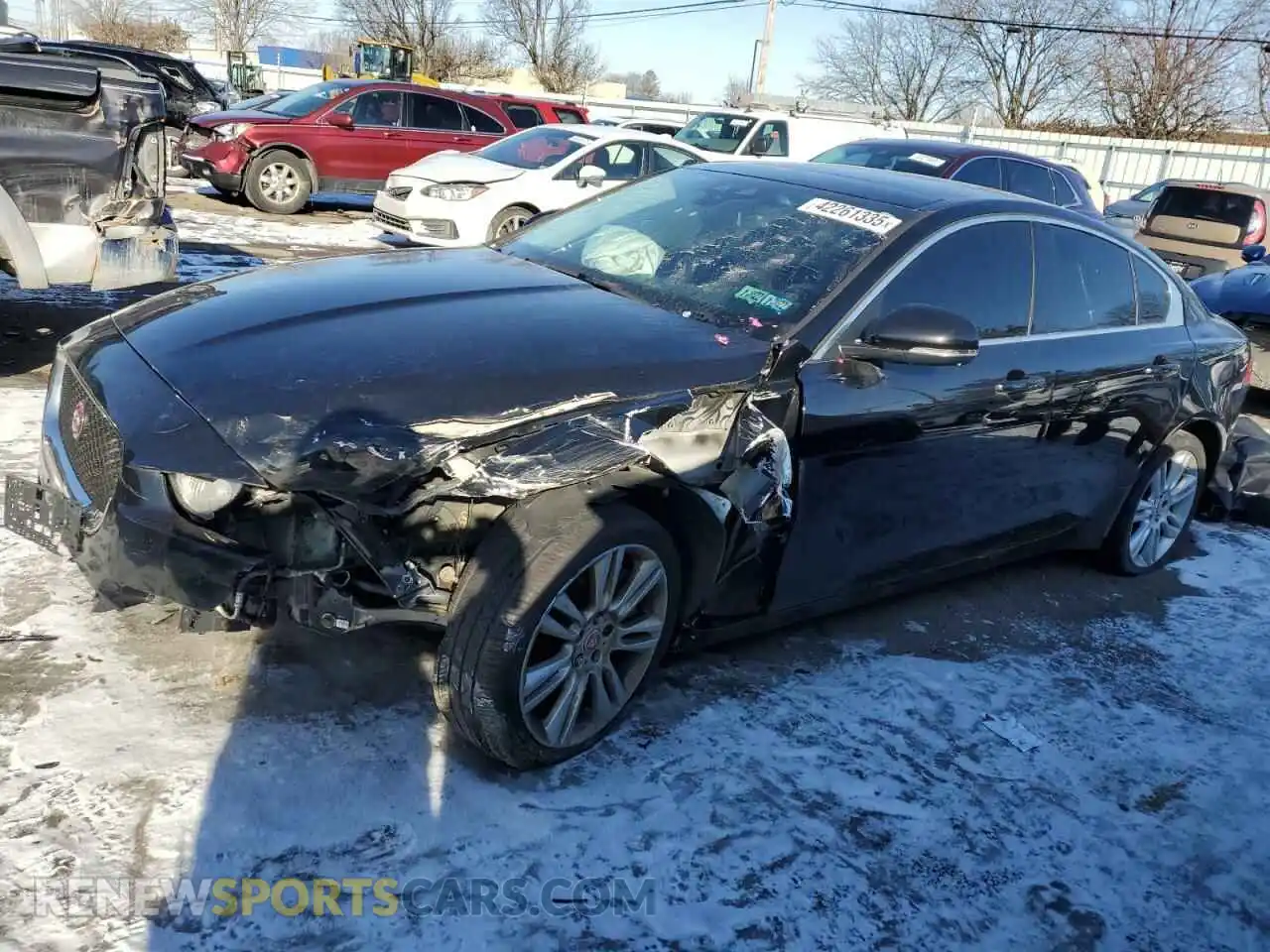 1 Photograph of a damaged car SAJAS4FX7KCP52355 JAGUAR XE 2019