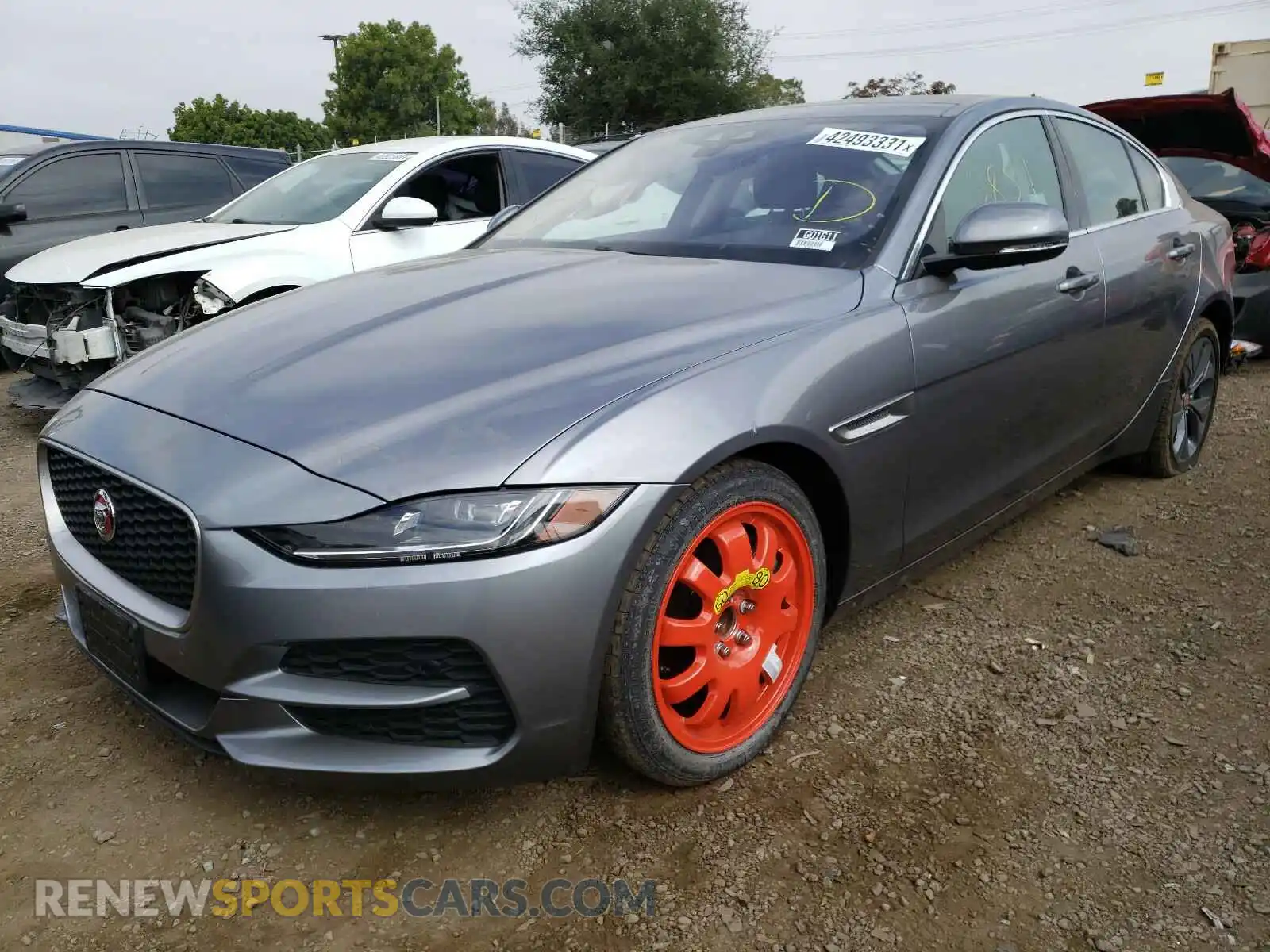 2 Photograph of a damaged car SAJAE4FX5LCP56610 JAGUAR XE 2020